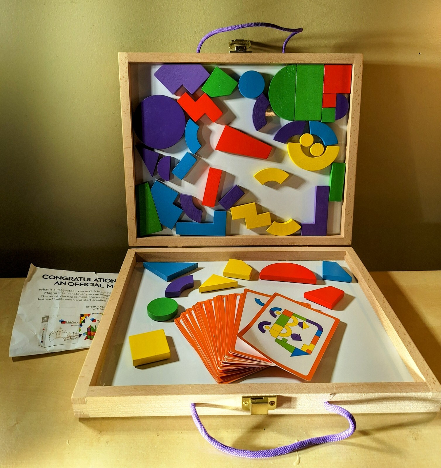 IMAGINATION MAGNETS IMAGINATIVE PLAY WITH MAGNETIC SHAPES PLAYSET WITH CARDS