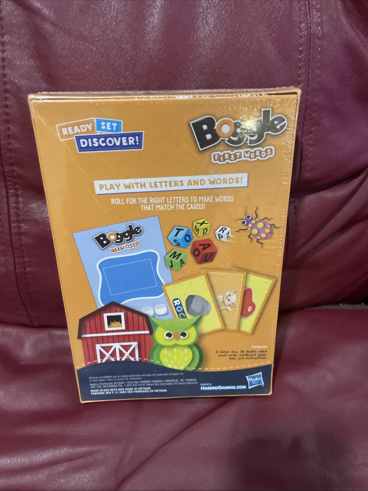 Boggle First Words Game Hasbro Gaming New Sealed