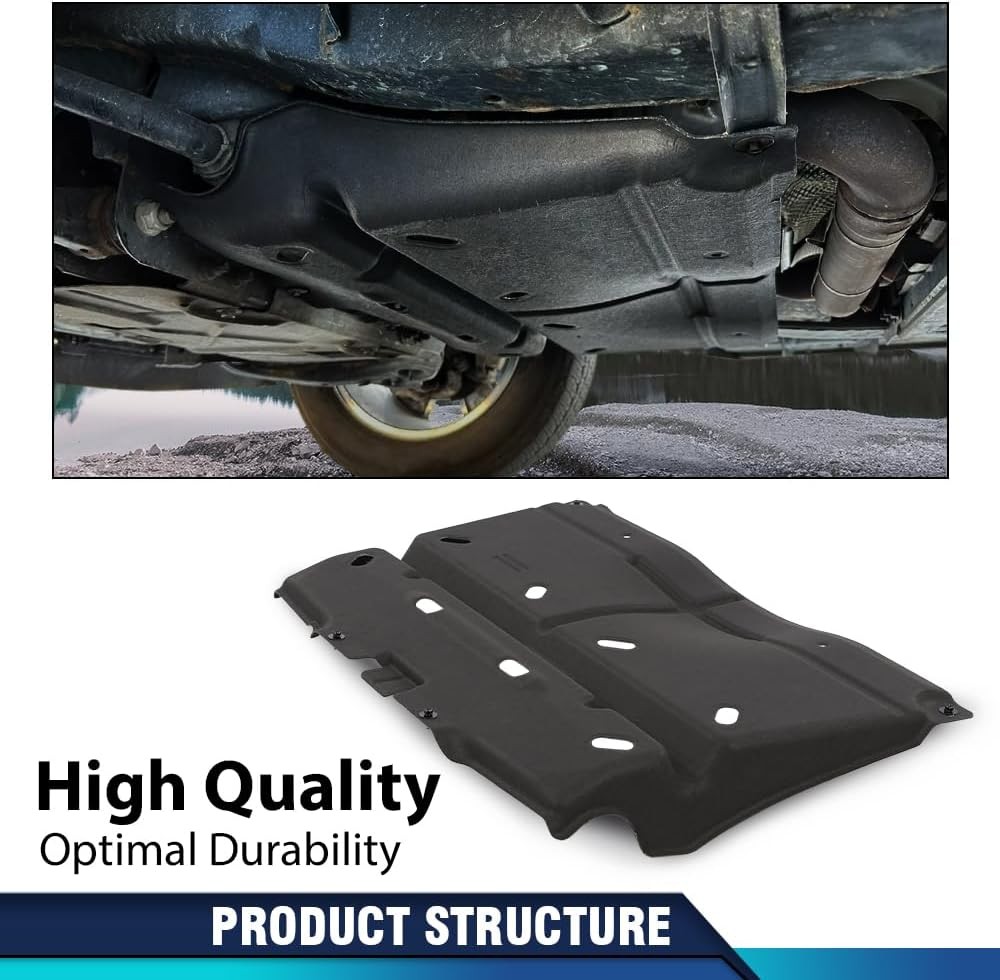 PIT66 Engine Splash Shield Compatible with Ford F150 2015-2020 with Gasoline