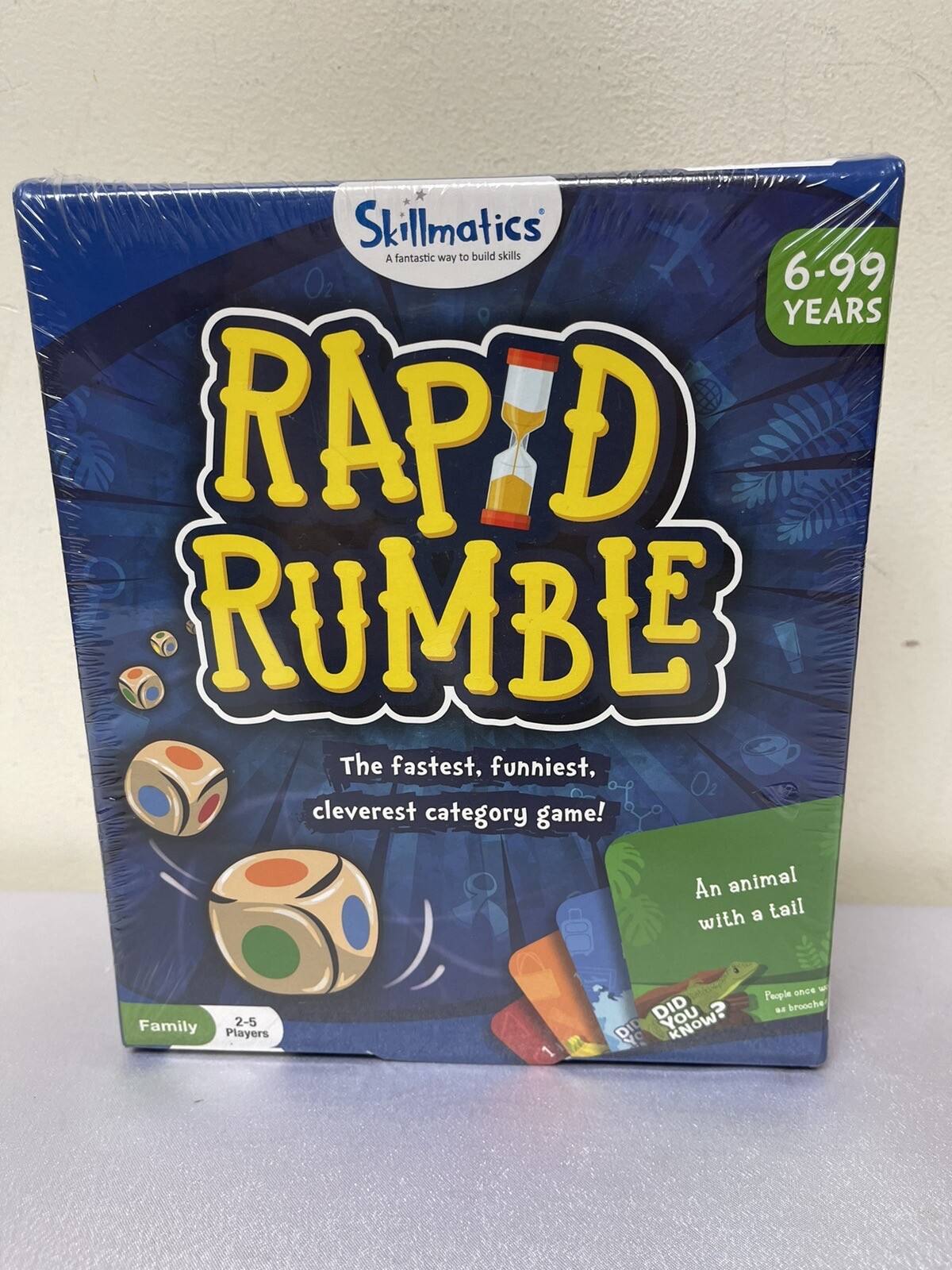 Skillmatics Rapid Rumble Game 2-5 Players 6-99 Years Brand New Sealed