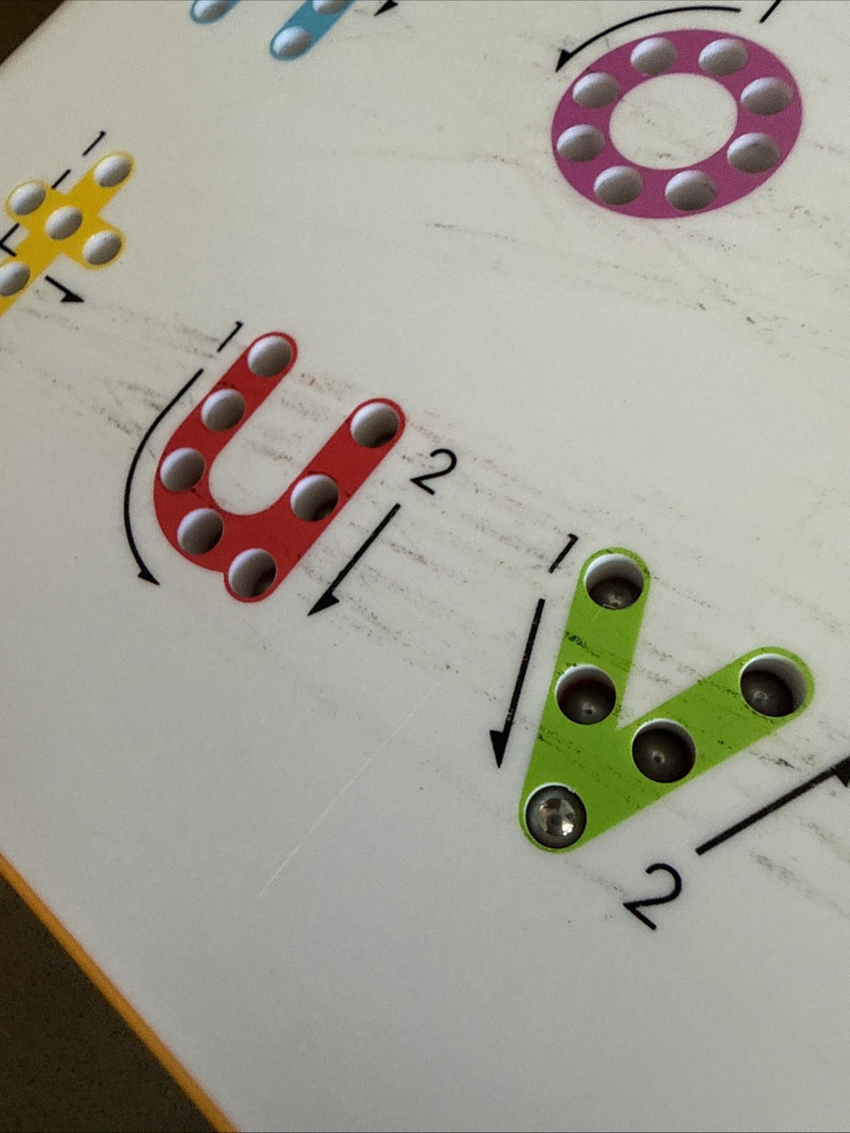 4 Original Magnatabs! Only One Pen Included. Letters Shapes Numbers And More. ￼