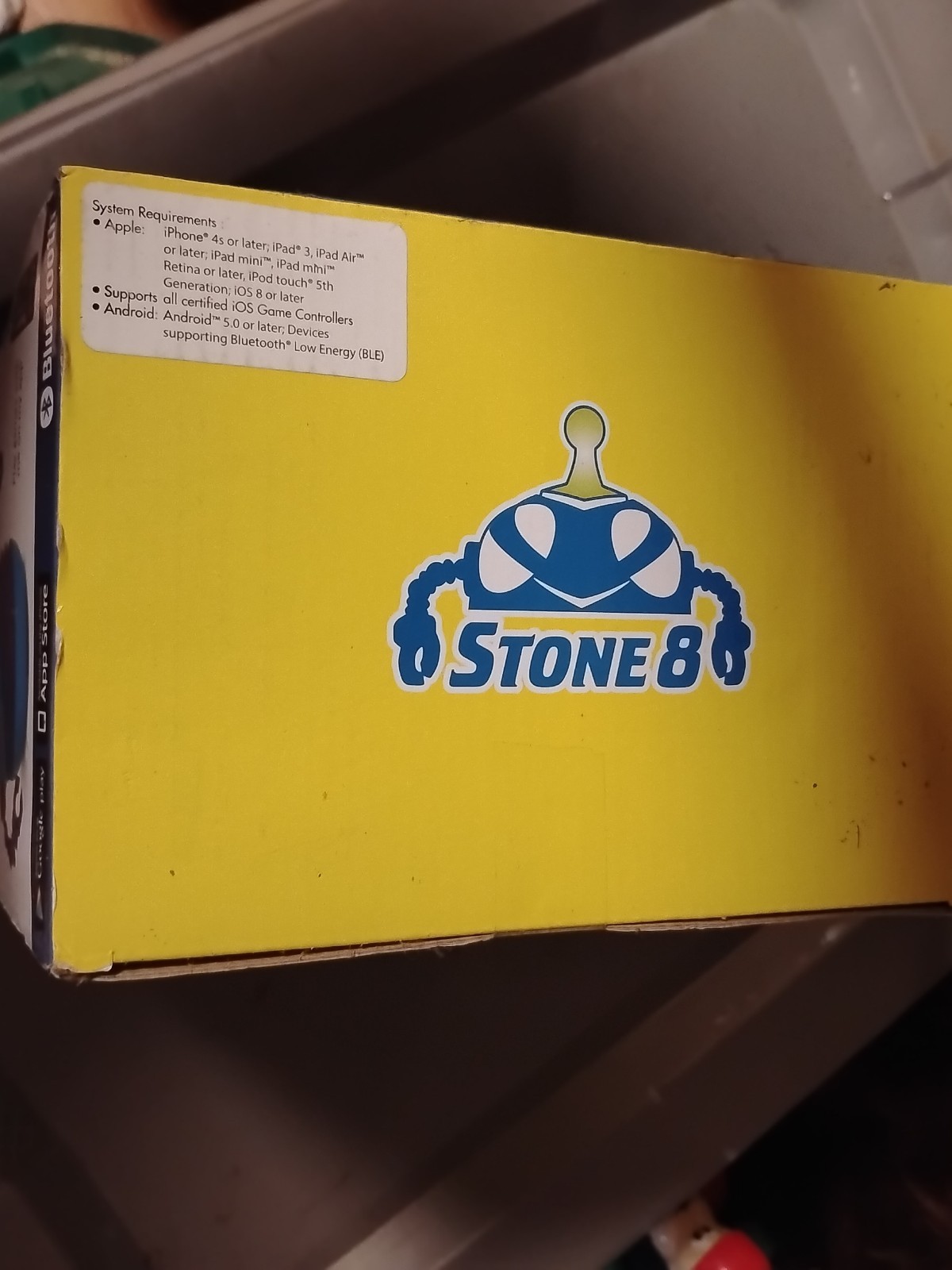 Stone8 Real Interactive Friend Robot Blue with Color Accents New Factory Sealed