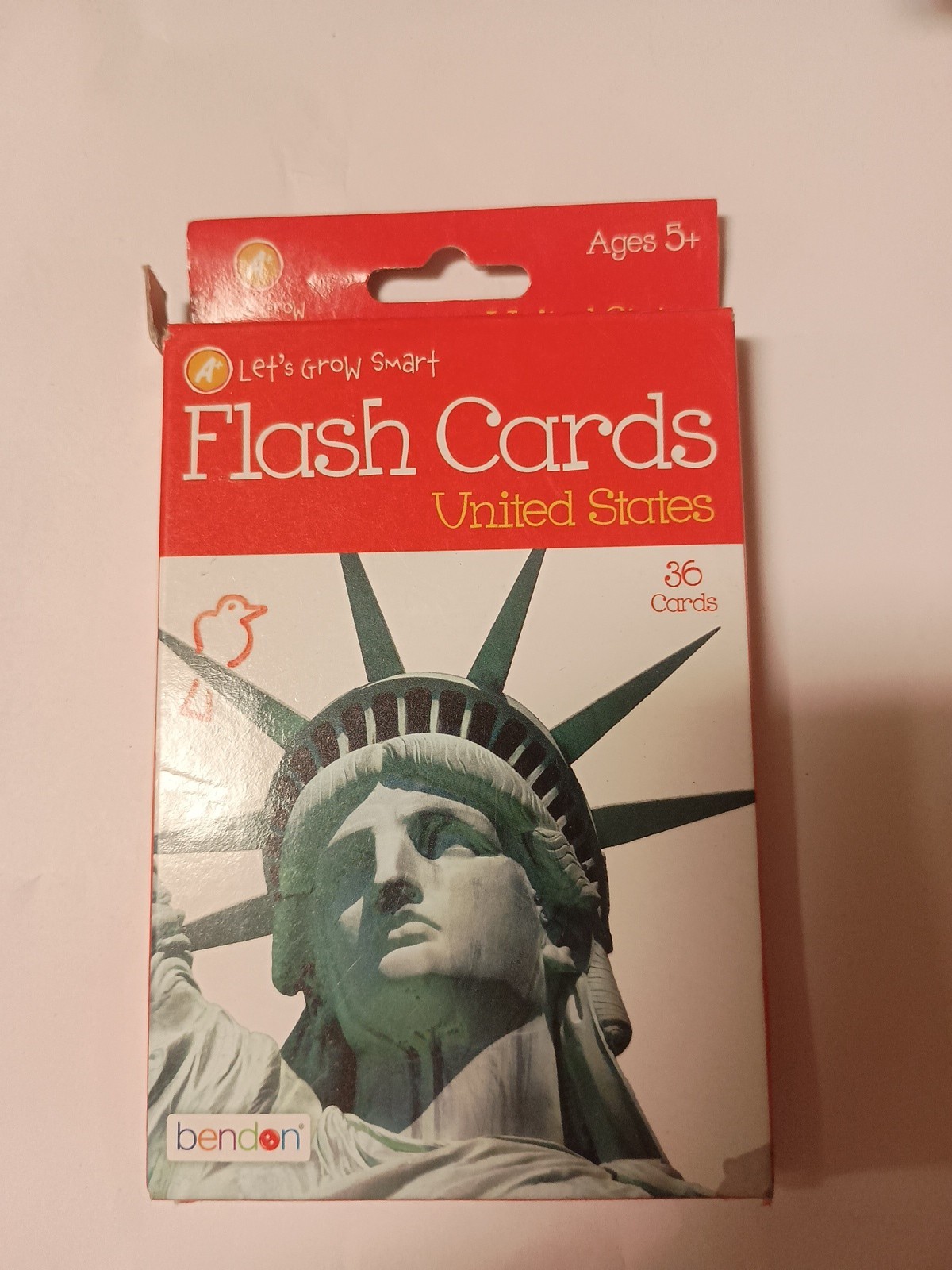 Bendon Let’s Grow Smart Flash Cards United States Complete Set W3