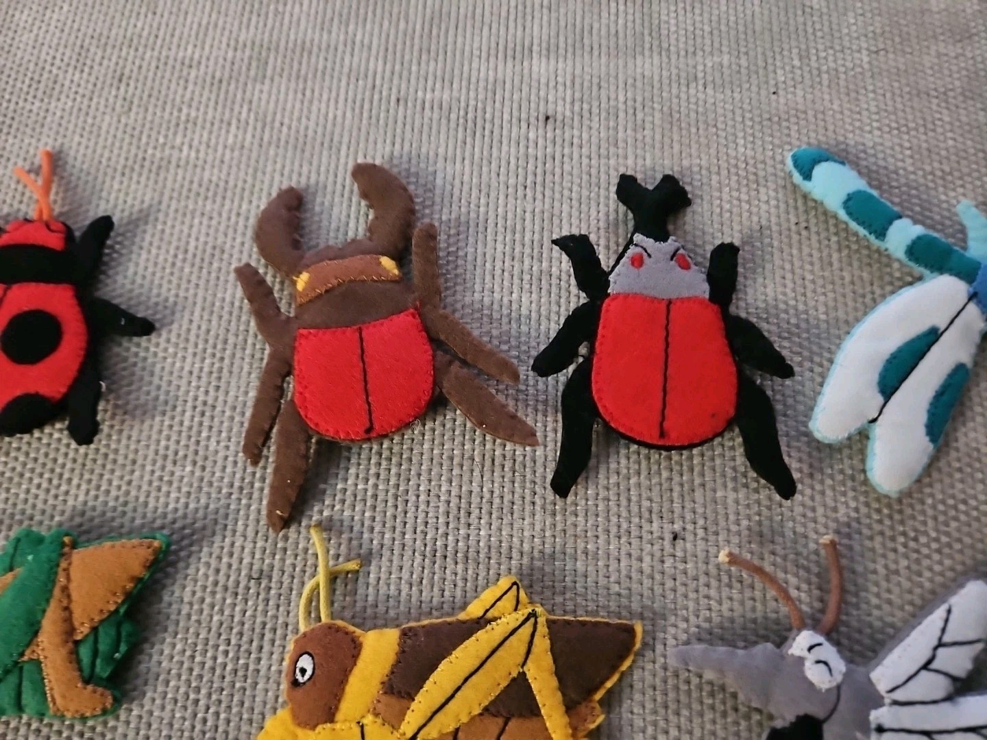 10 Felt Storytelling Insects
