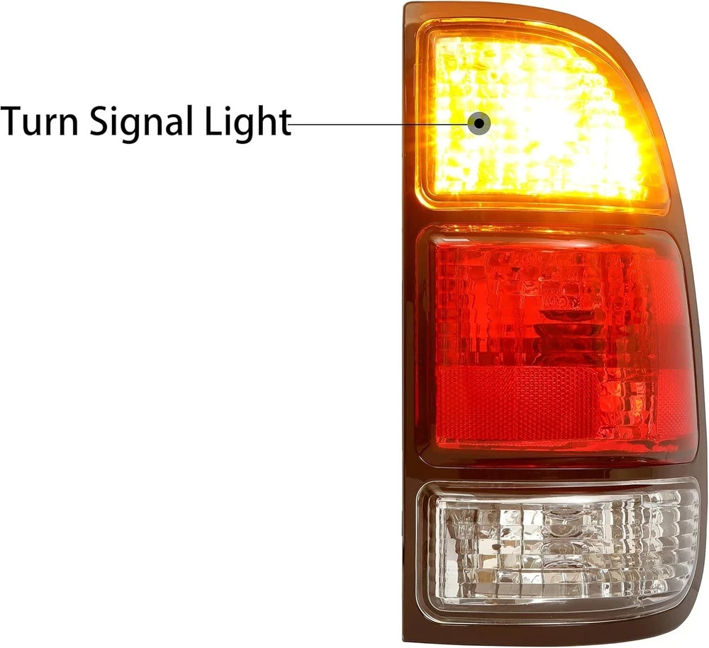 2000-06 Toyota Tundra Tail Light Right Passenger Side Red Amber Clear Housing