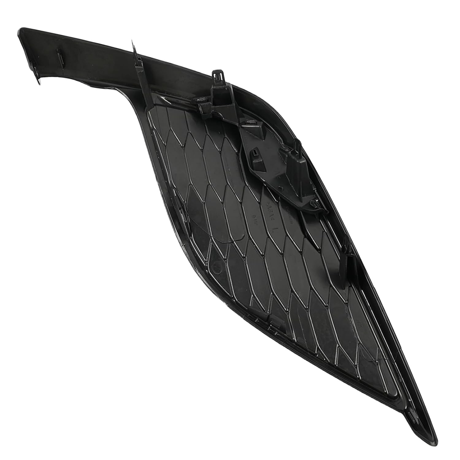 Left Side Front Fog Light Bezel Glossy Black Trim Cover Ring Housing