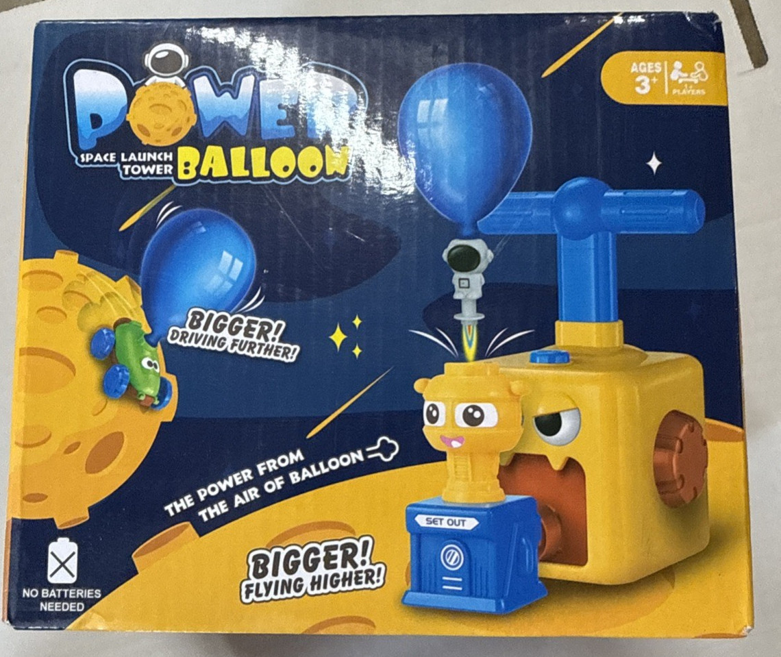 Power Space Launch Tower Balloon – New in Box.