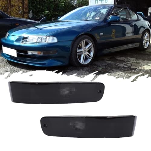 For 1992 1993 1994 1995 1996 Prelude Front Bumper Outer Turn Smoked housings