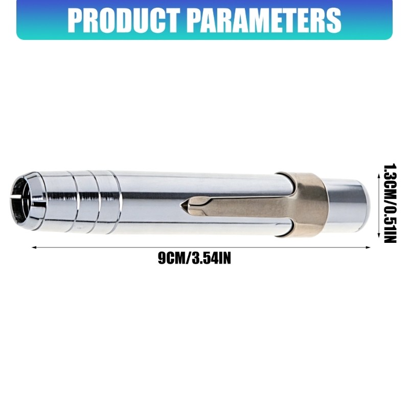 Press Type Metal Pencil Lengthener With Ergonomic Grip For 9-10MM Diameter Pen