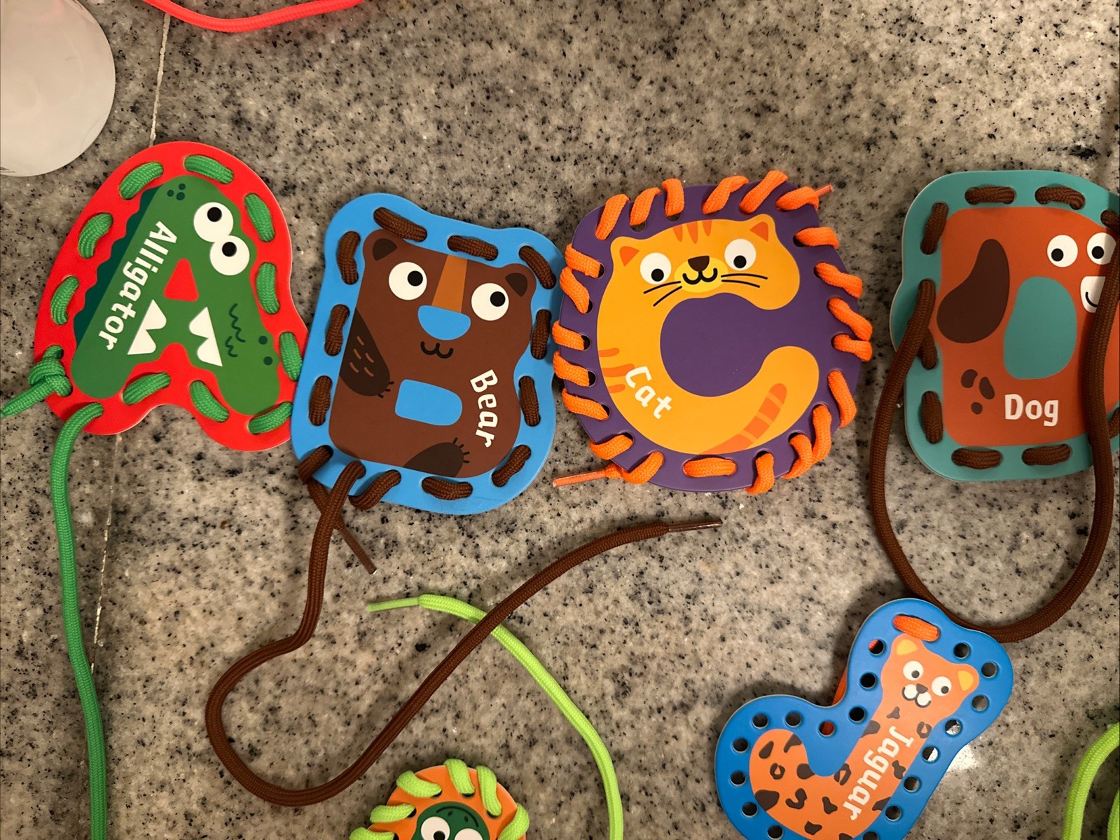 Lace and Trace Animal Learning Toy