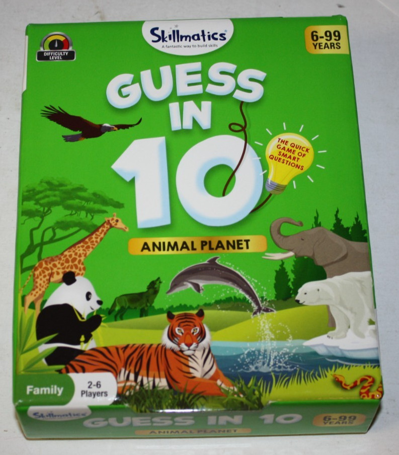 Skillmatics Guess In 10 Animal Planet The Quick Game Of Smart Questions