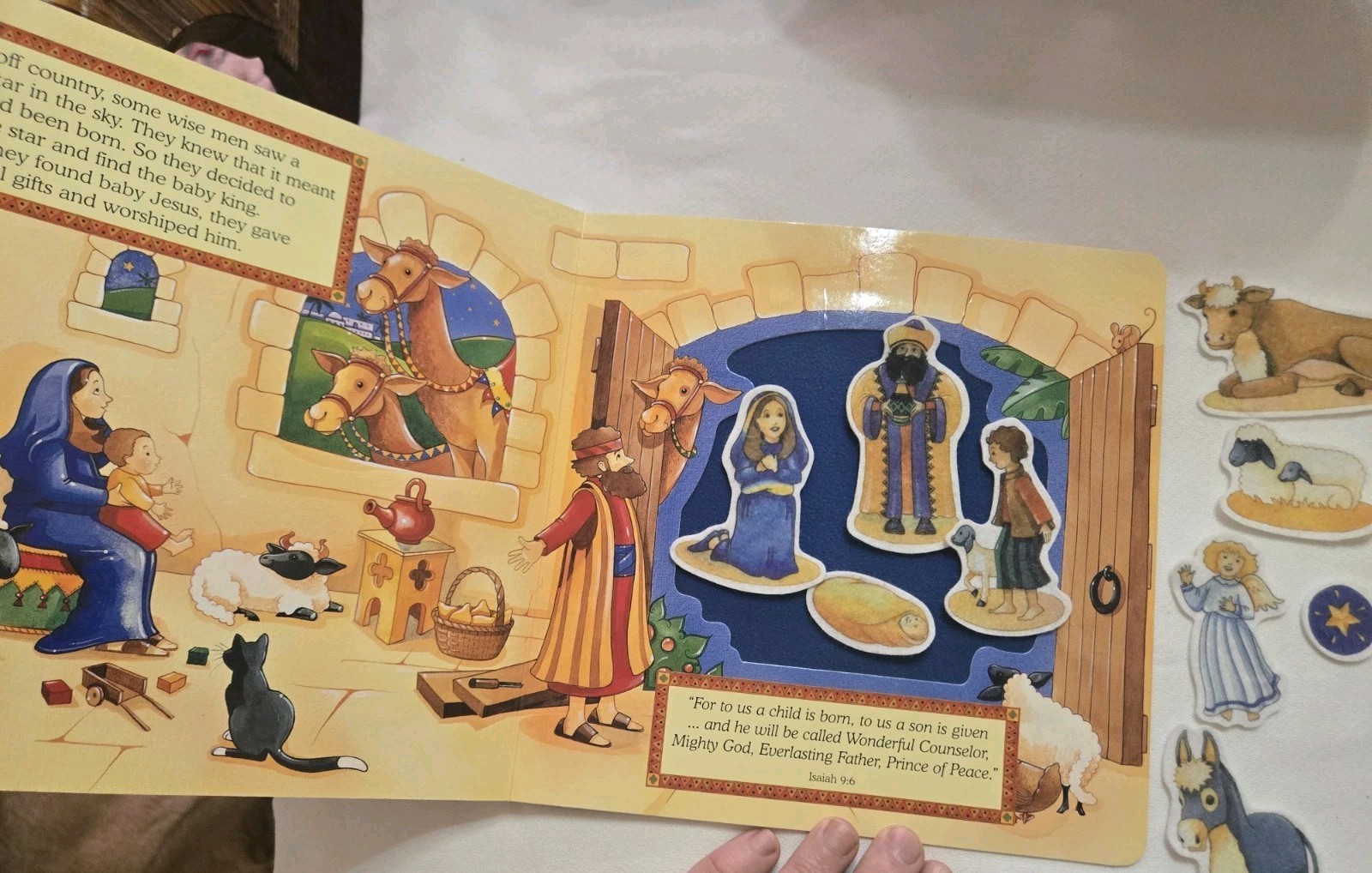 Felt Play Story The Christmas Story Nativity Felt Board Set Multicolor 2004