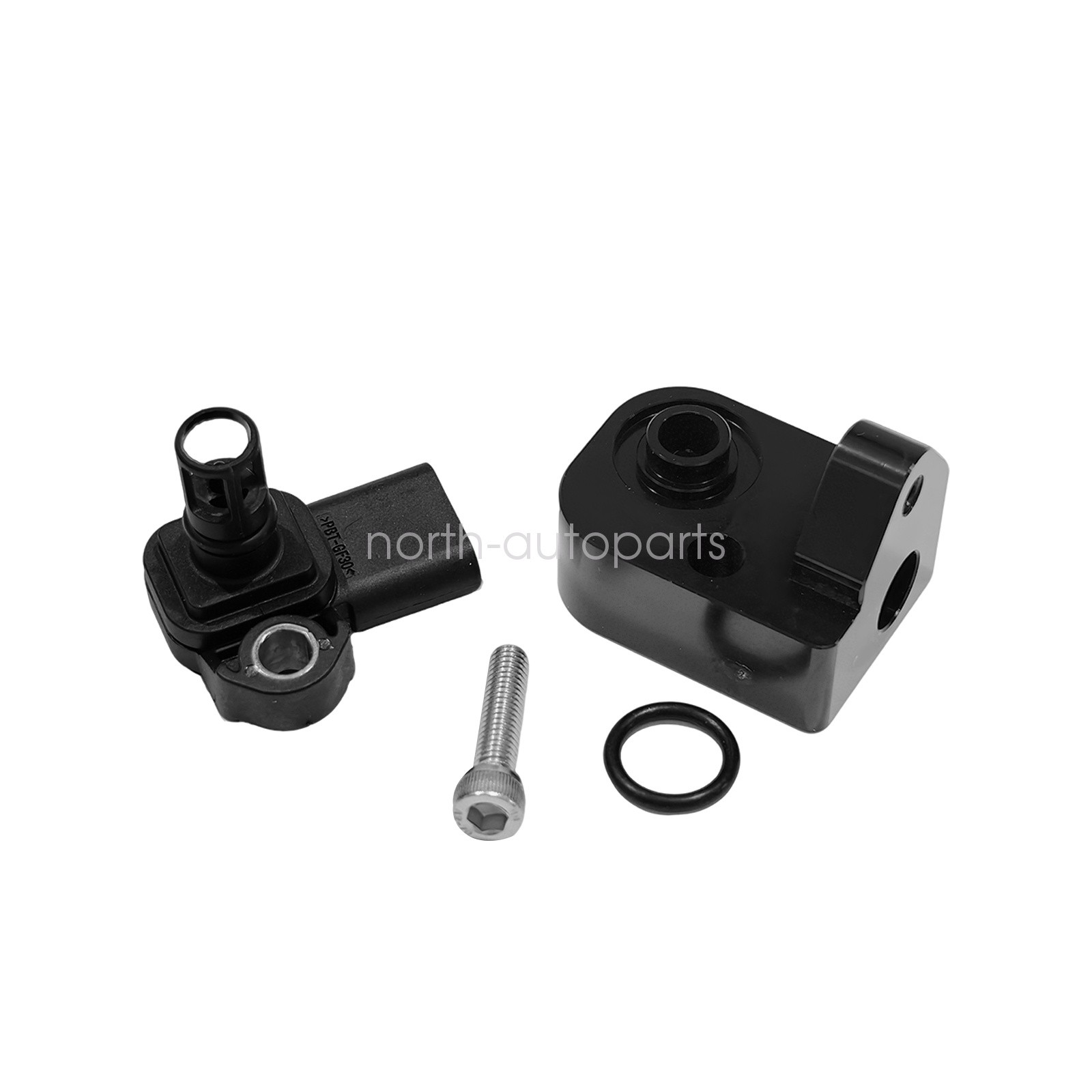 Intake Air Pressure and Temperature Sensor + Black Spacer Kit Fit for Chevrolet