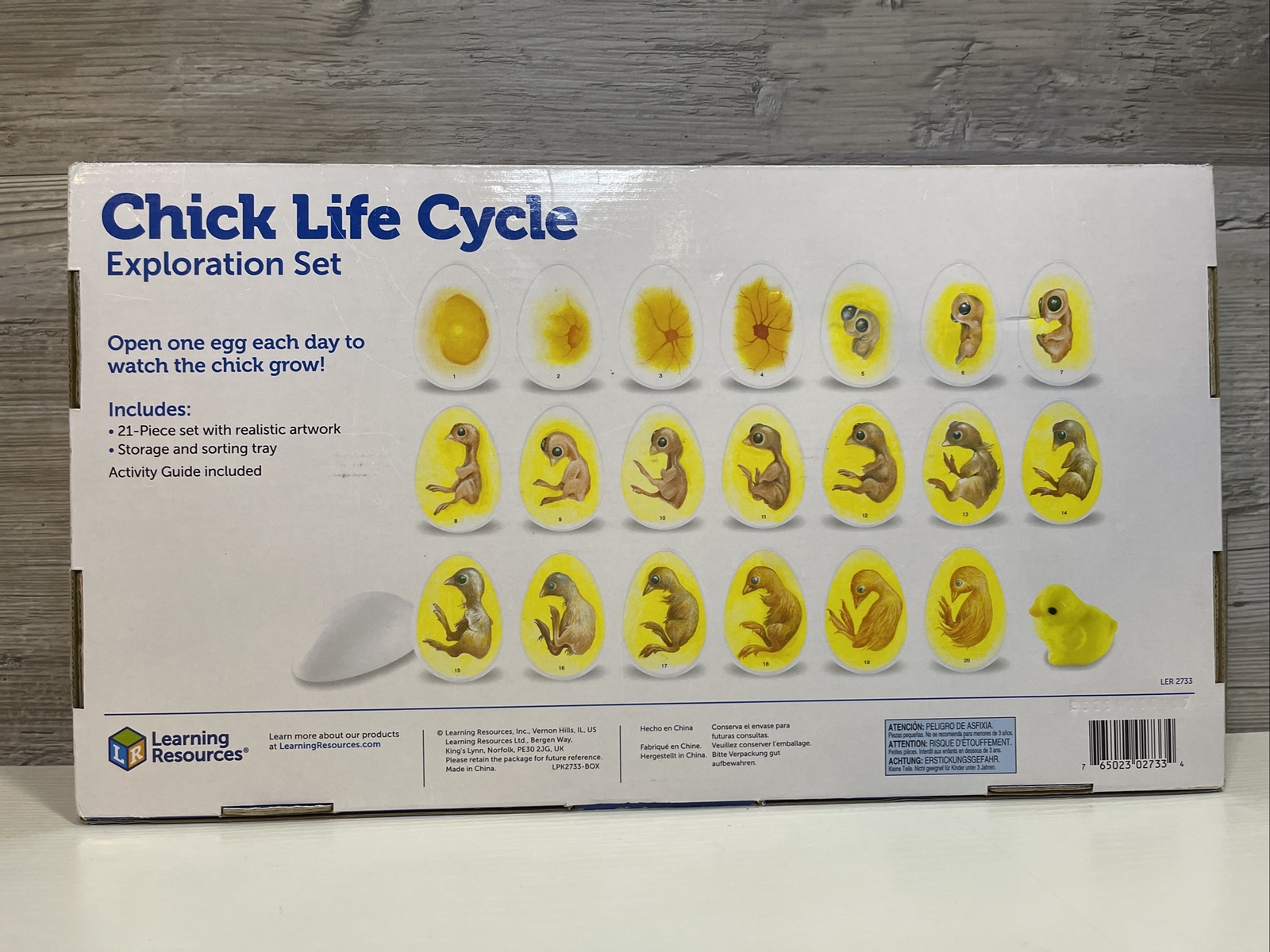 Chick Life Cycle Exploration Set Learning Resources 2733 – *Missing Chick*