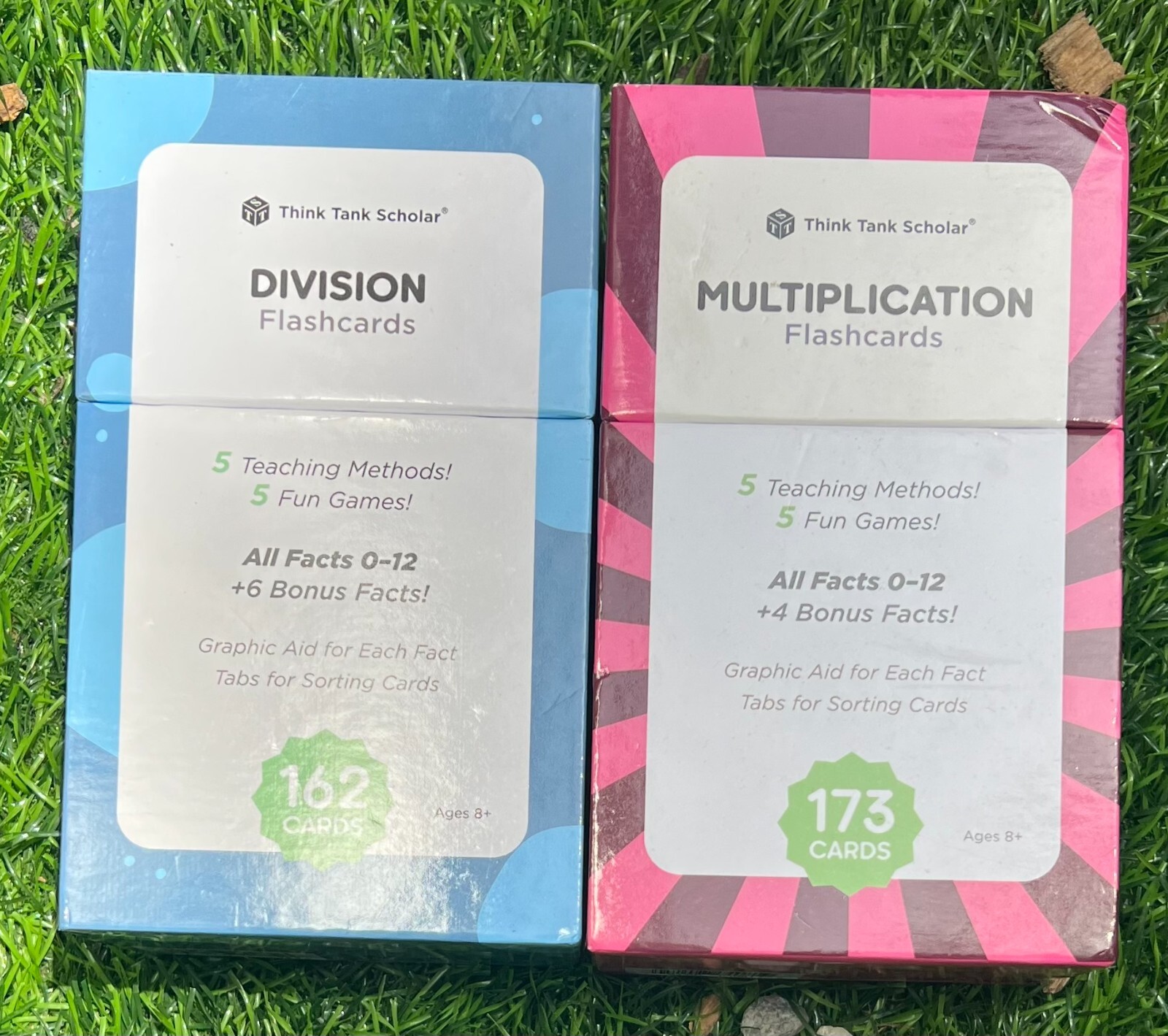 Think Tank Scholar Multiplication and Division Flash Cards Ages 8+ 335 Cards