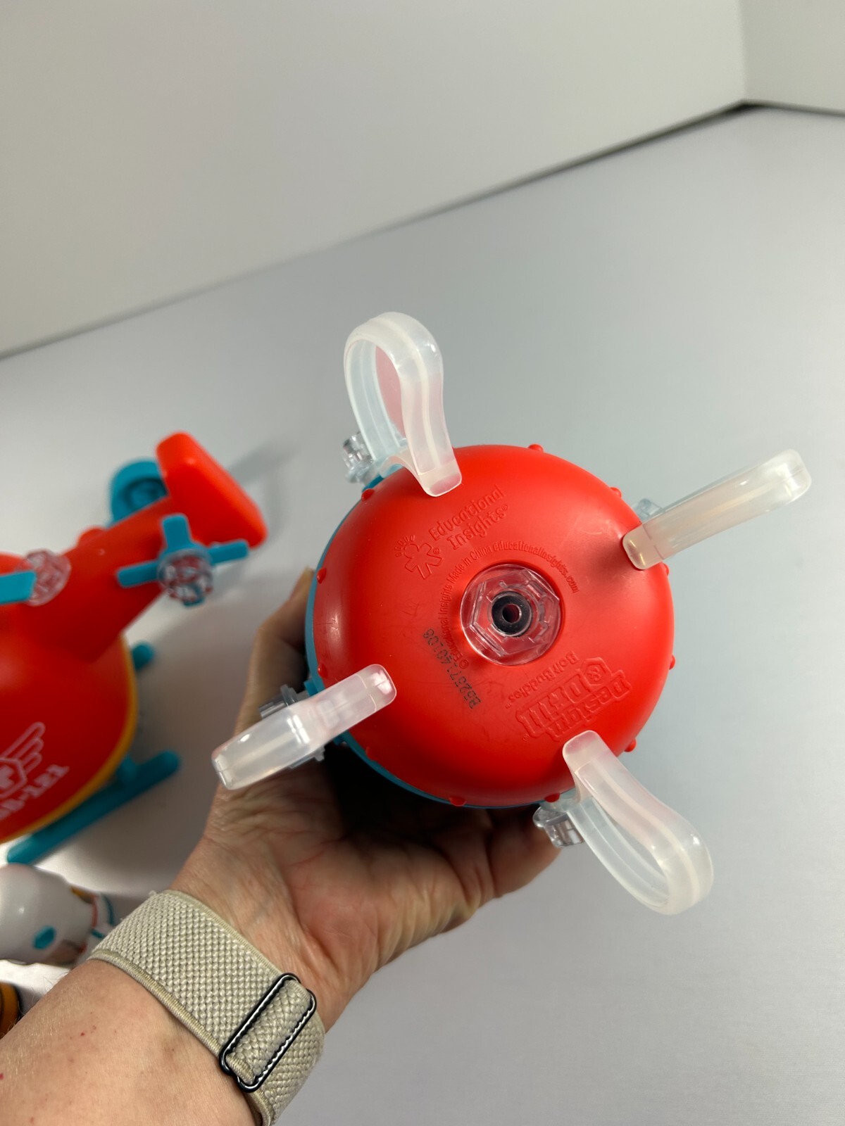 Design & Drill Rocket Helicopter Bolt Buddies Playset Toy Drill Building Works