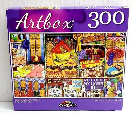 300pc PUZZLE JIGSAW 2 DIFFERENT DESIGN RED FARMS Inn & STATE FAIR