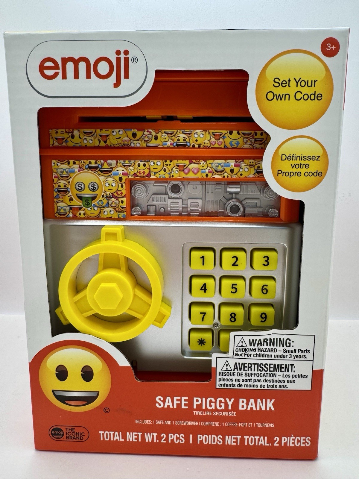 NEW! Emoji Safe Piggy Bank Electronic ATM Password Money Coin Cash Safe USA-Ship