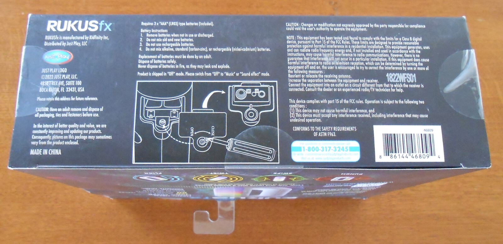 RUKUS fx Handheld Motion Controlled Electronic Music Mixer By Just Play