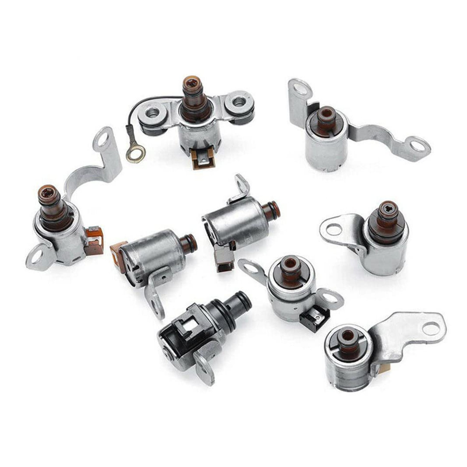 OEM JF506E 09A D98420 9pcs Transmission Shift Solenoid Set With Gasket Compat…