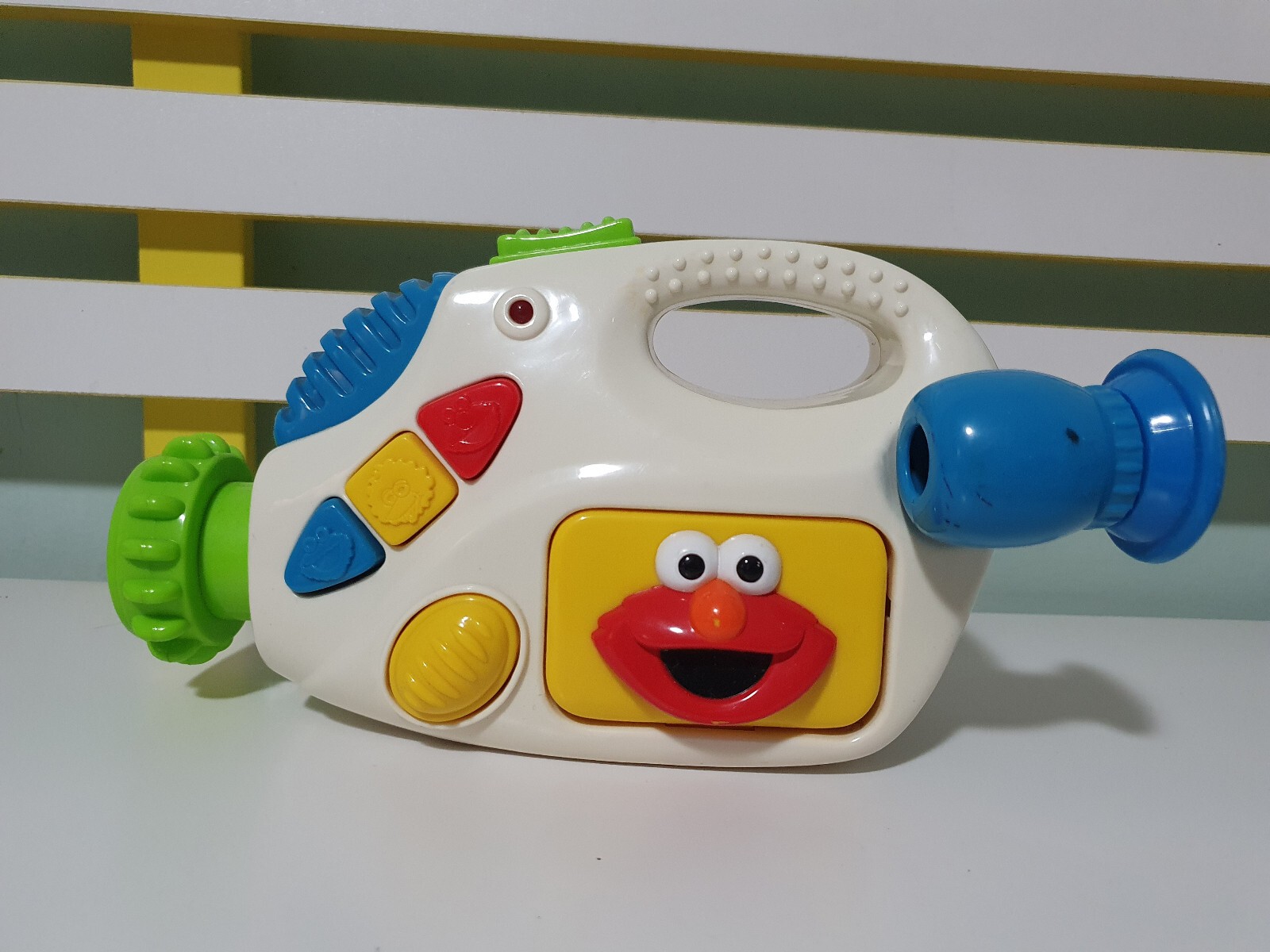 Sesame Street VIDEO CAMERA Camcorder Elmo Big Bird Cookie Monster 1997 Tyco