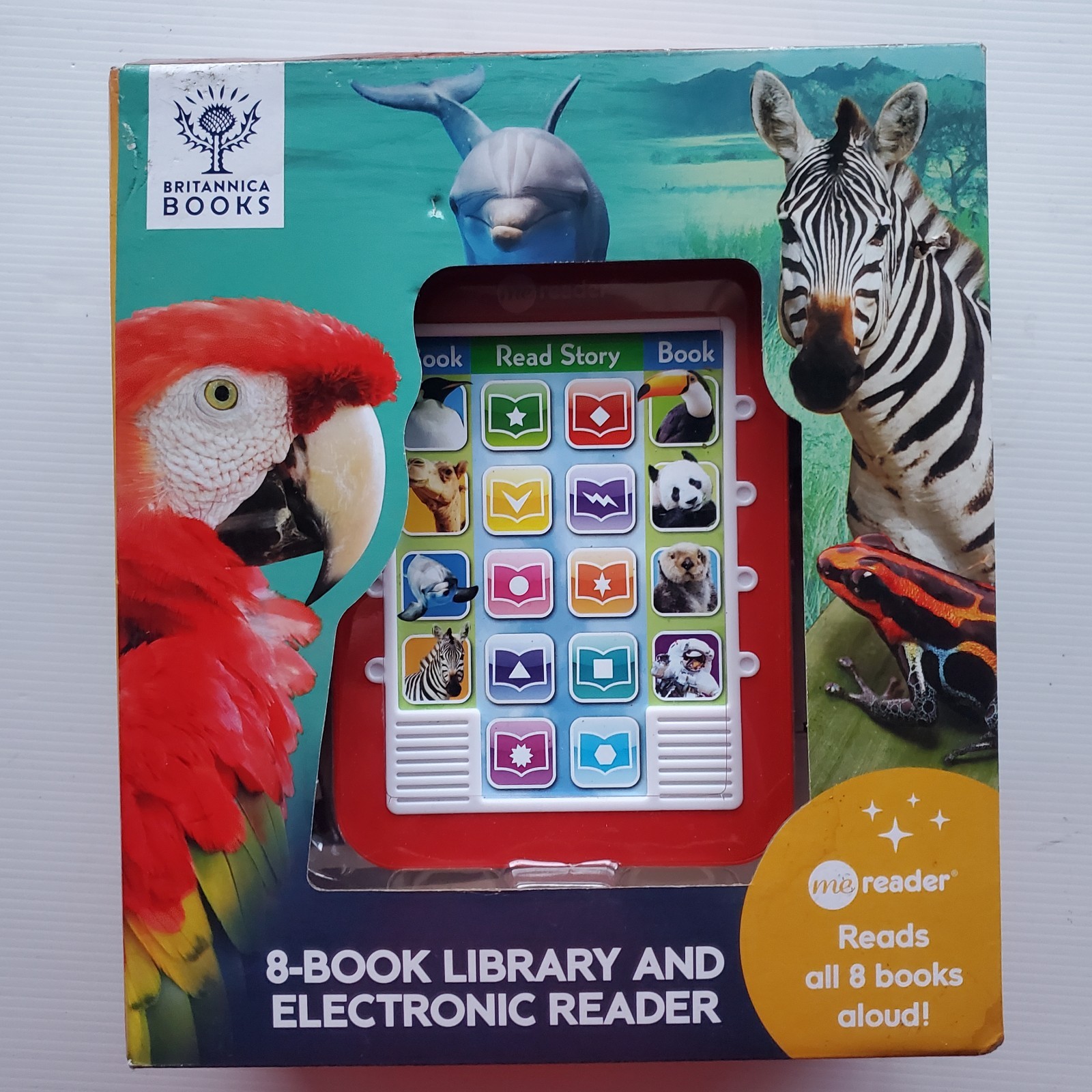 Britannica Kids Me Reader 8 Book Library Electronic Reader Animals & Space PI