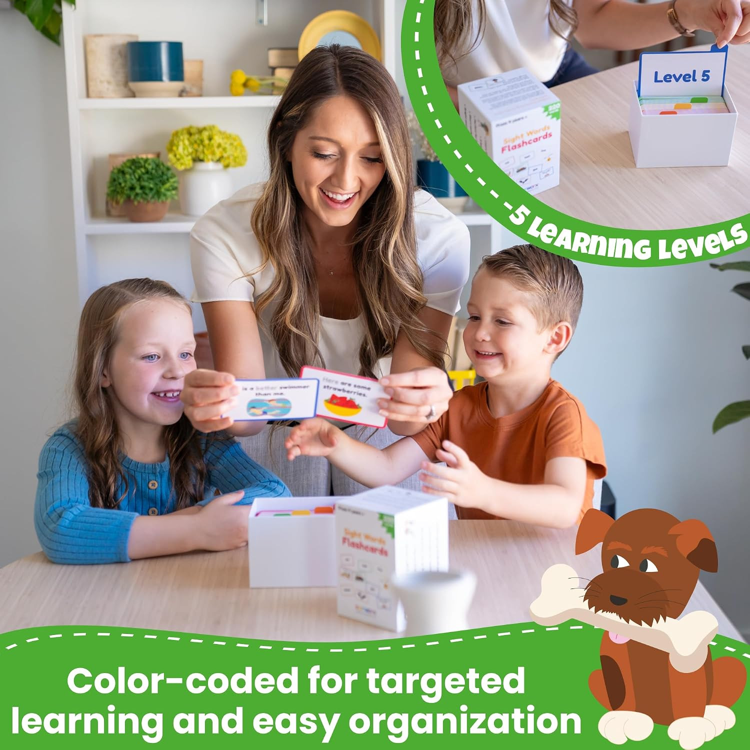Sight Words Flash Cards Kindergarten – 220 Cards – Sight Words for Toddlers 4