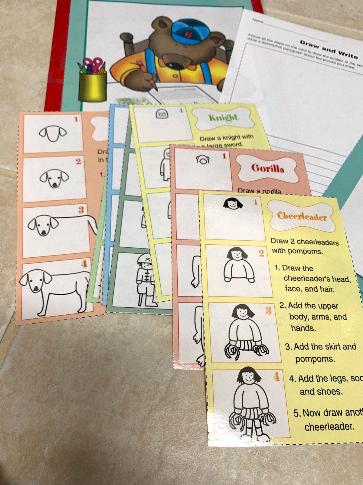 Teacher Made Literacy Center, Classroom Center-Draw & Write Center SC6
