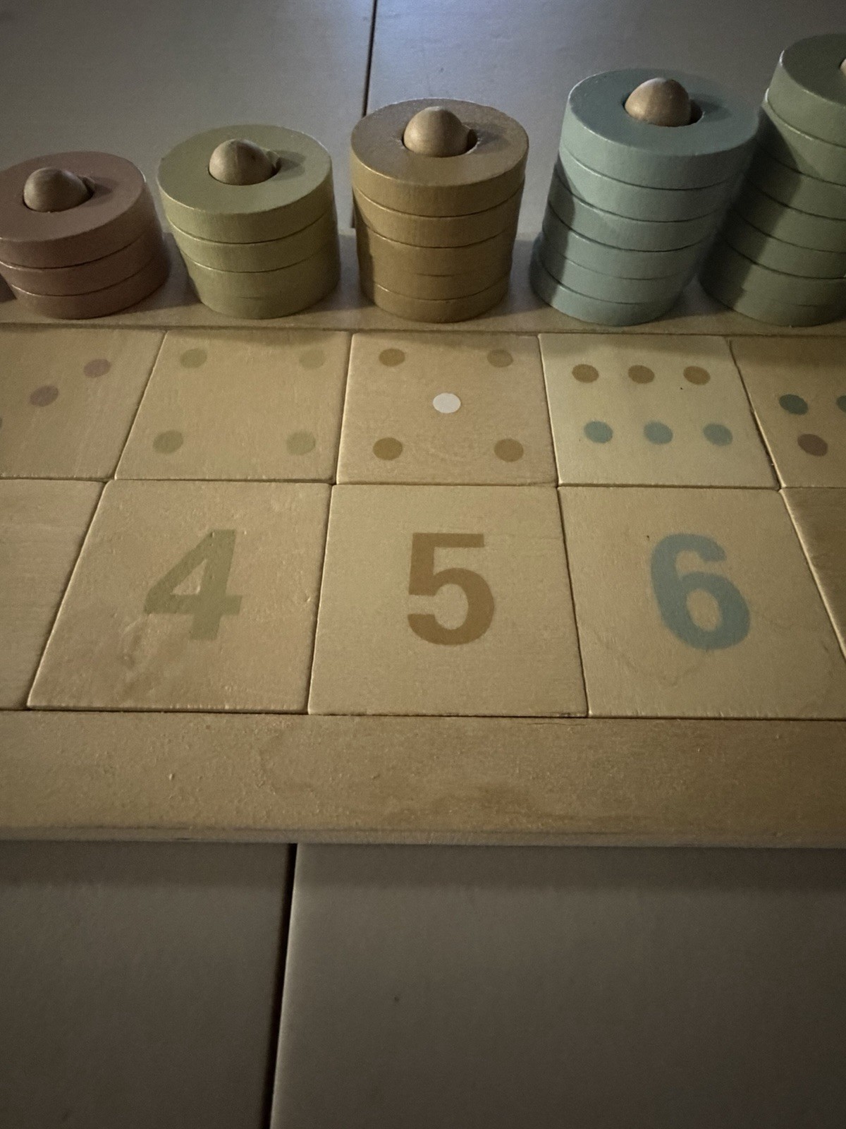 Montessori Fat Brain Toys Counting And Matching Board