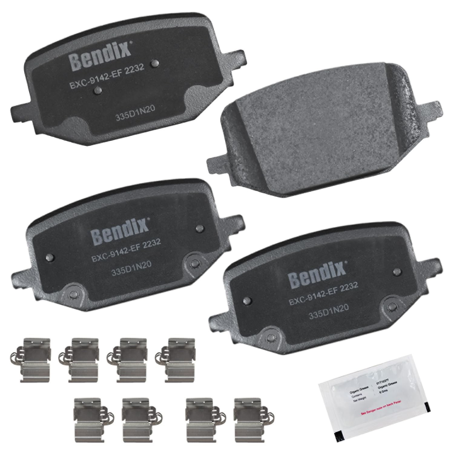 Bendix Priority 1 Ceramic Brake Pads For Ford Explorer 2020 2024 Set
