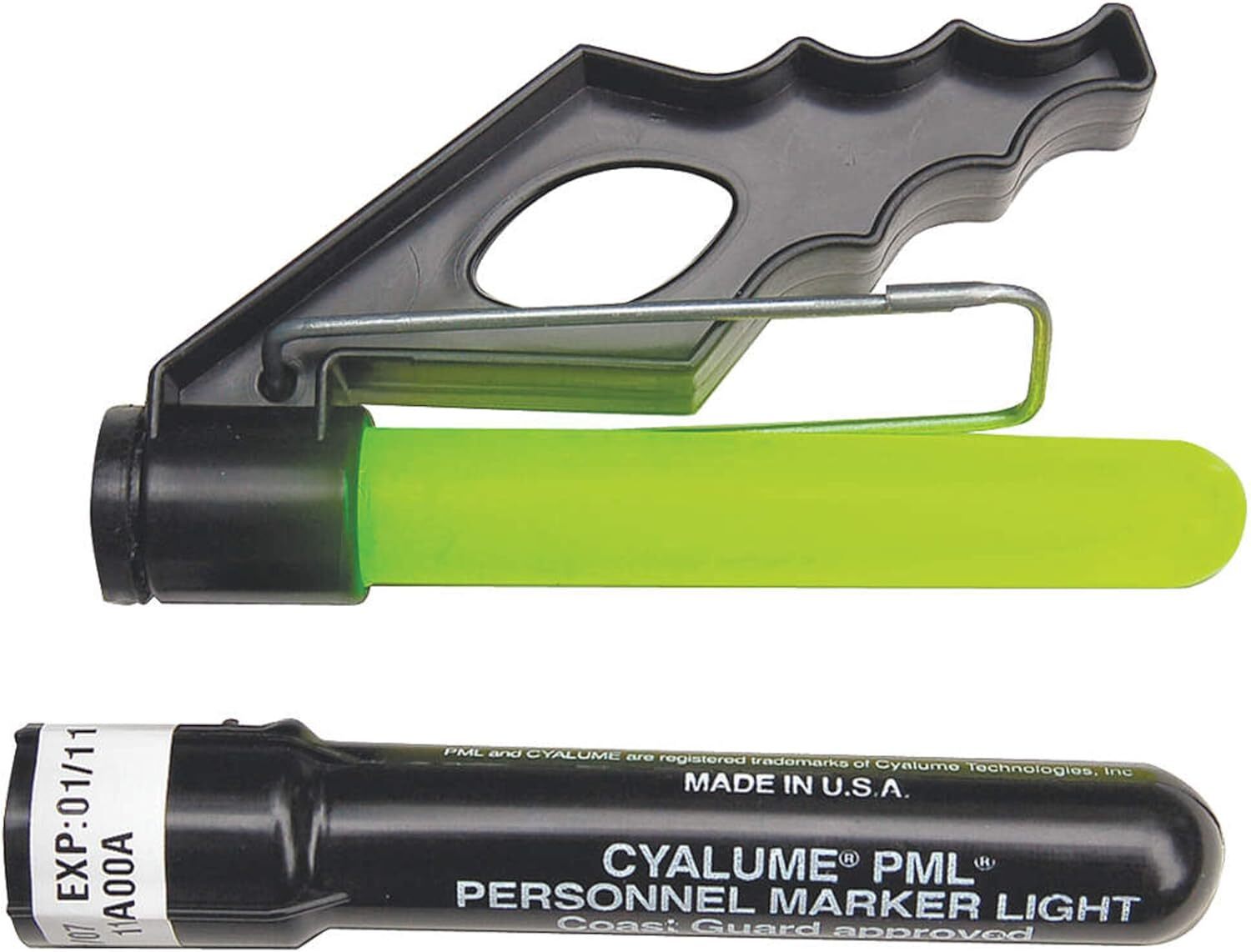 Cyalume Personnel Marker Light, Military Grade, 8 Hours Duration, 50 Pack, Green