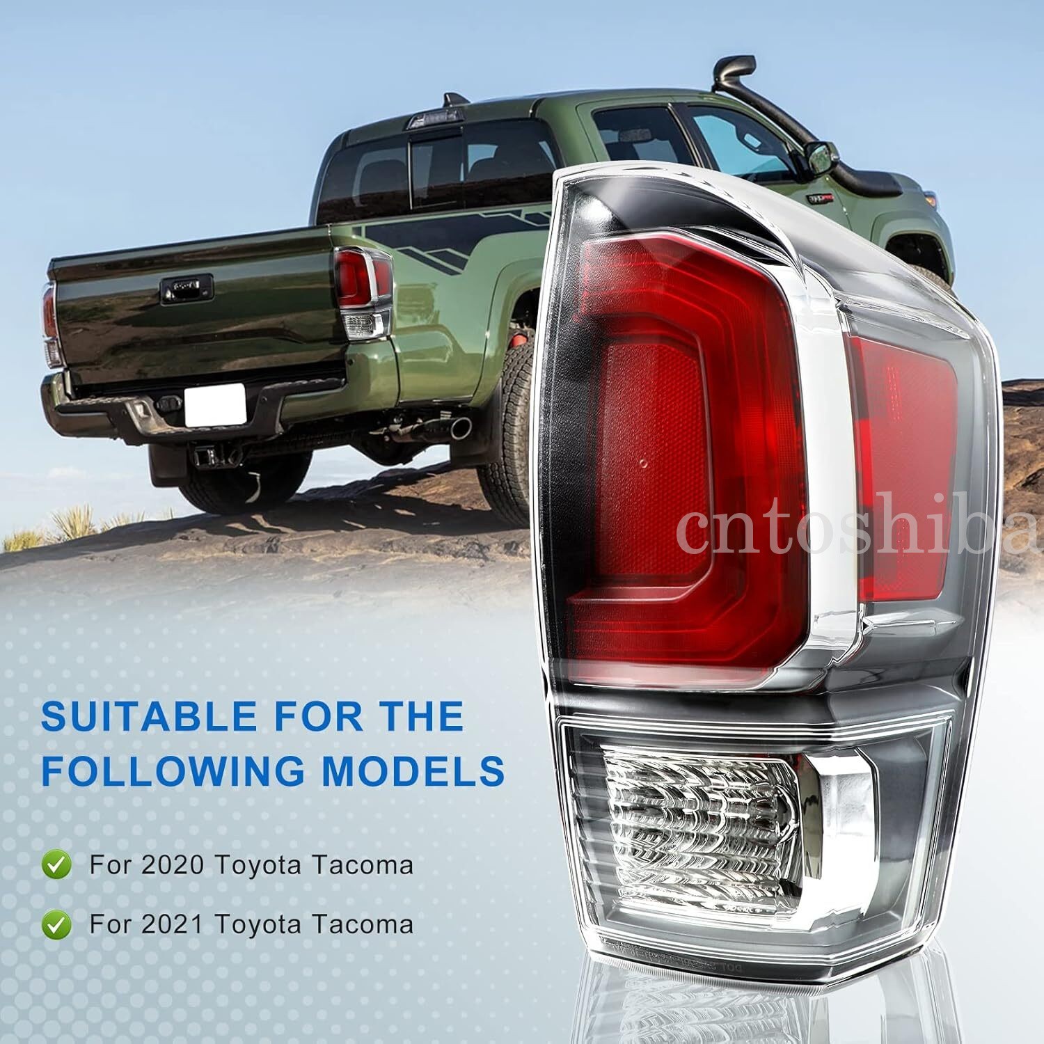 2020-2021 Toyota Tacoma Tail Light Assembly Right Passenger Side 81550-04210