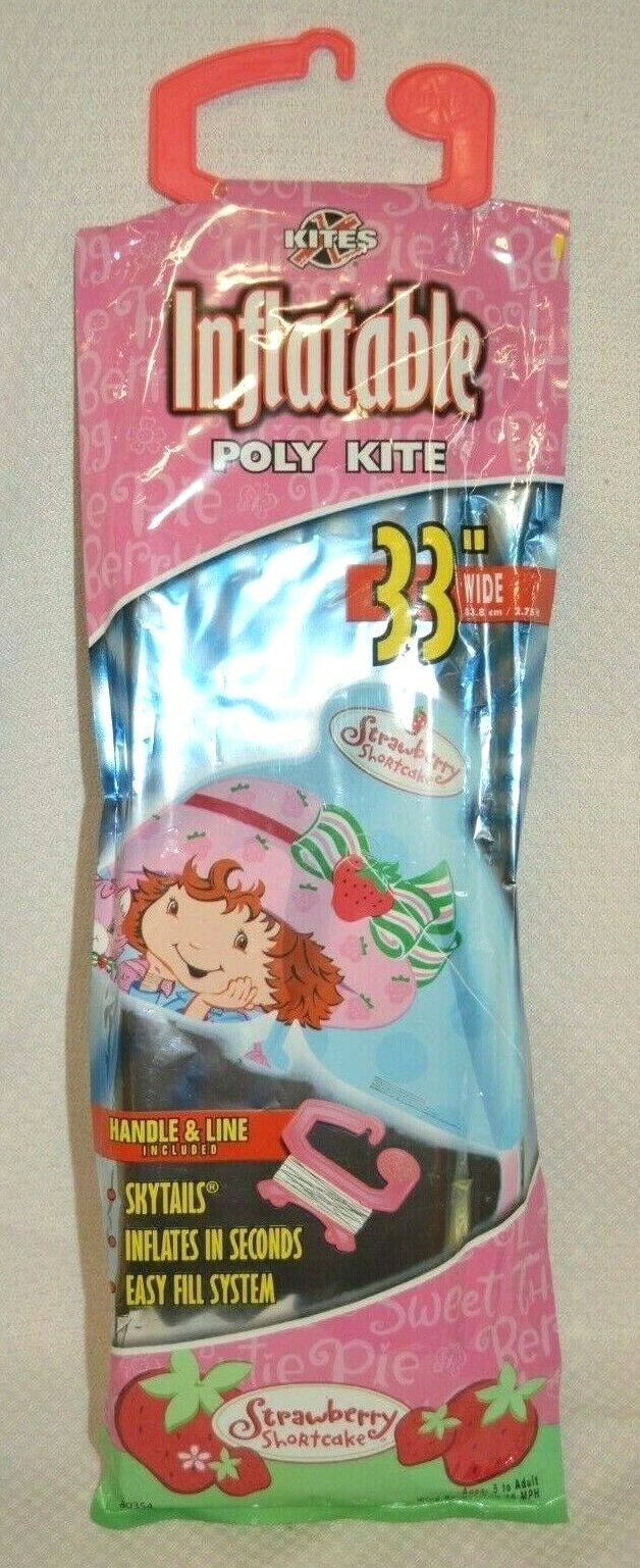 U PICK XKites INFLATABLE Strawberry Shortcake TURTLES Spiderman 33″ Wide KITE