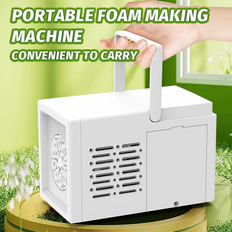 10 Hole Fully Automatic Bubble Blowing Handheld Electric Bubble Machine Toy Outd