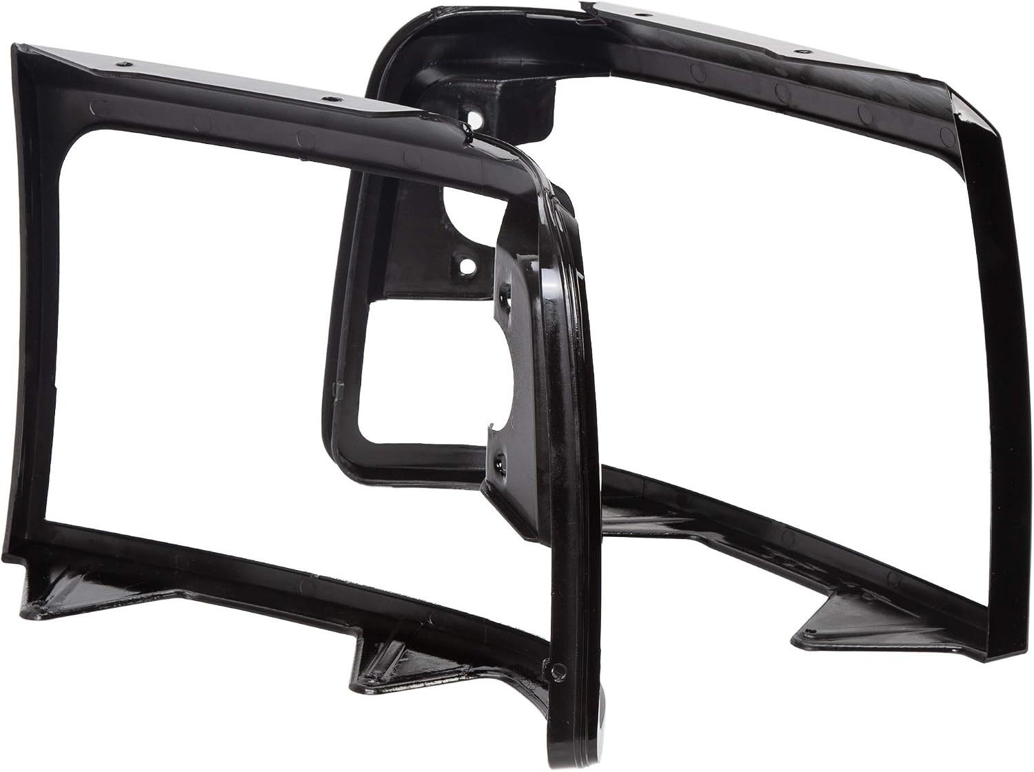 Headlights Headlamps Trim Bezel Black Compatible with 1992-1997 F250 F350 F450 T