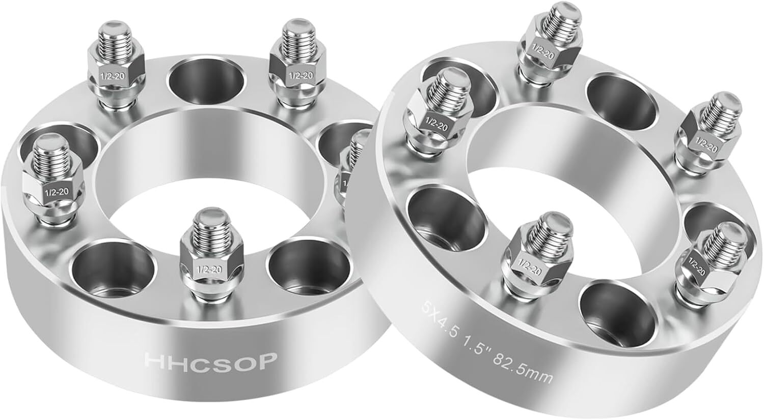 HHCSOP 5×4.5 Wheel Spacers 1.5 inch, Compatible with Ford Mustang Ranger