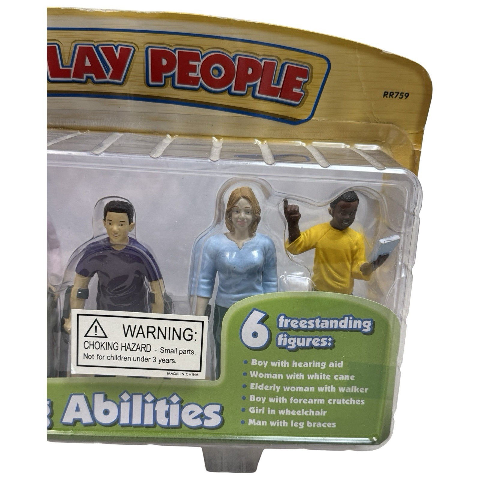 Lakeshore Block Play People Differing Abilities 6 Freestanding Figures