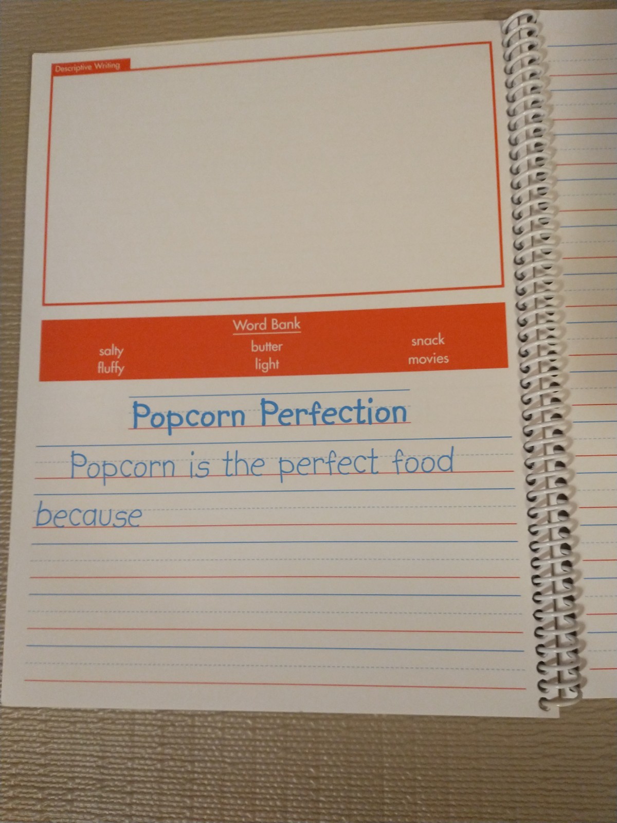 Lakeshore Writing Prompts Journal Spiral Bound for Kids Ages 6+ Multicolor