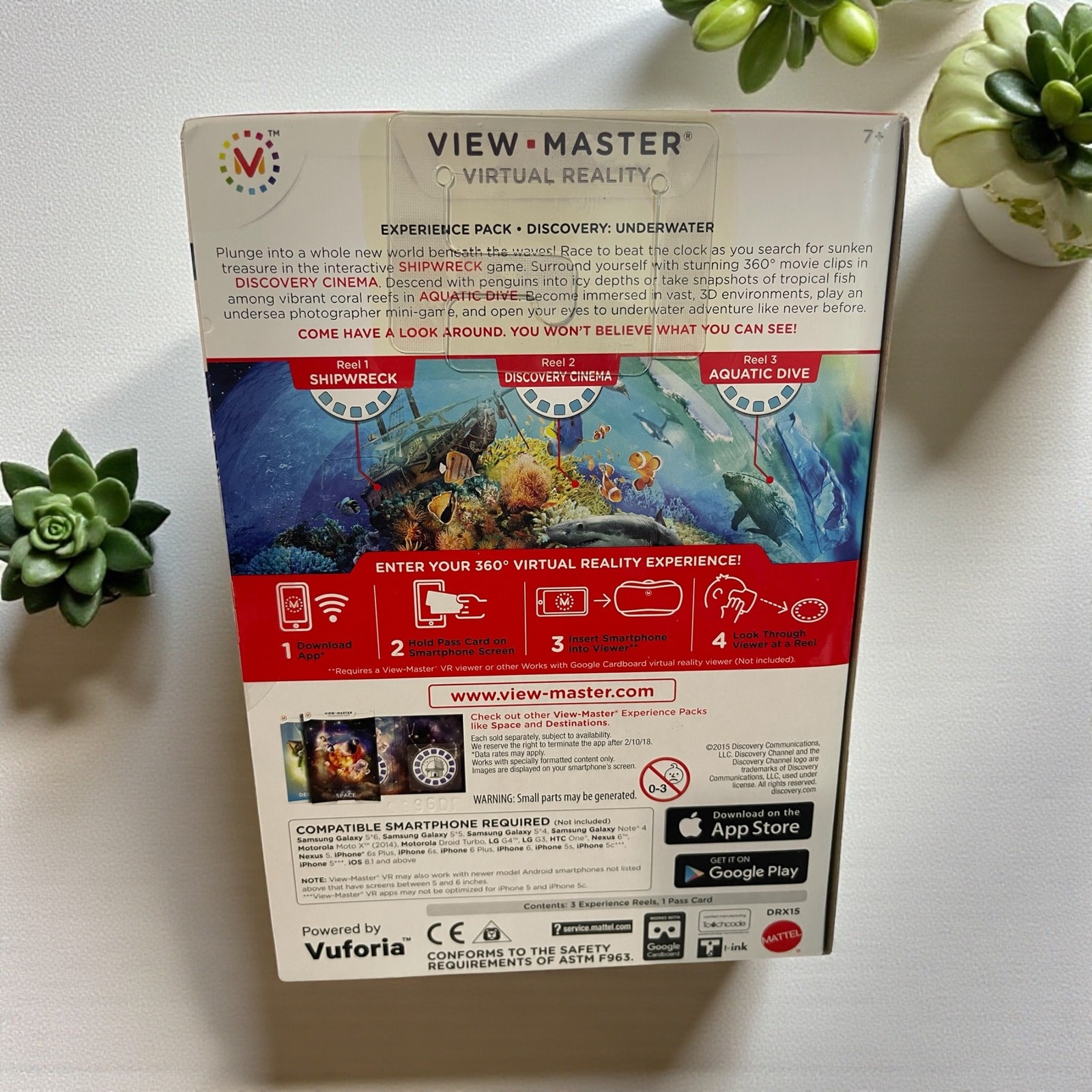 Discovery View Master Virtual Reality Starter Pack &”Underwater” Experience Toy