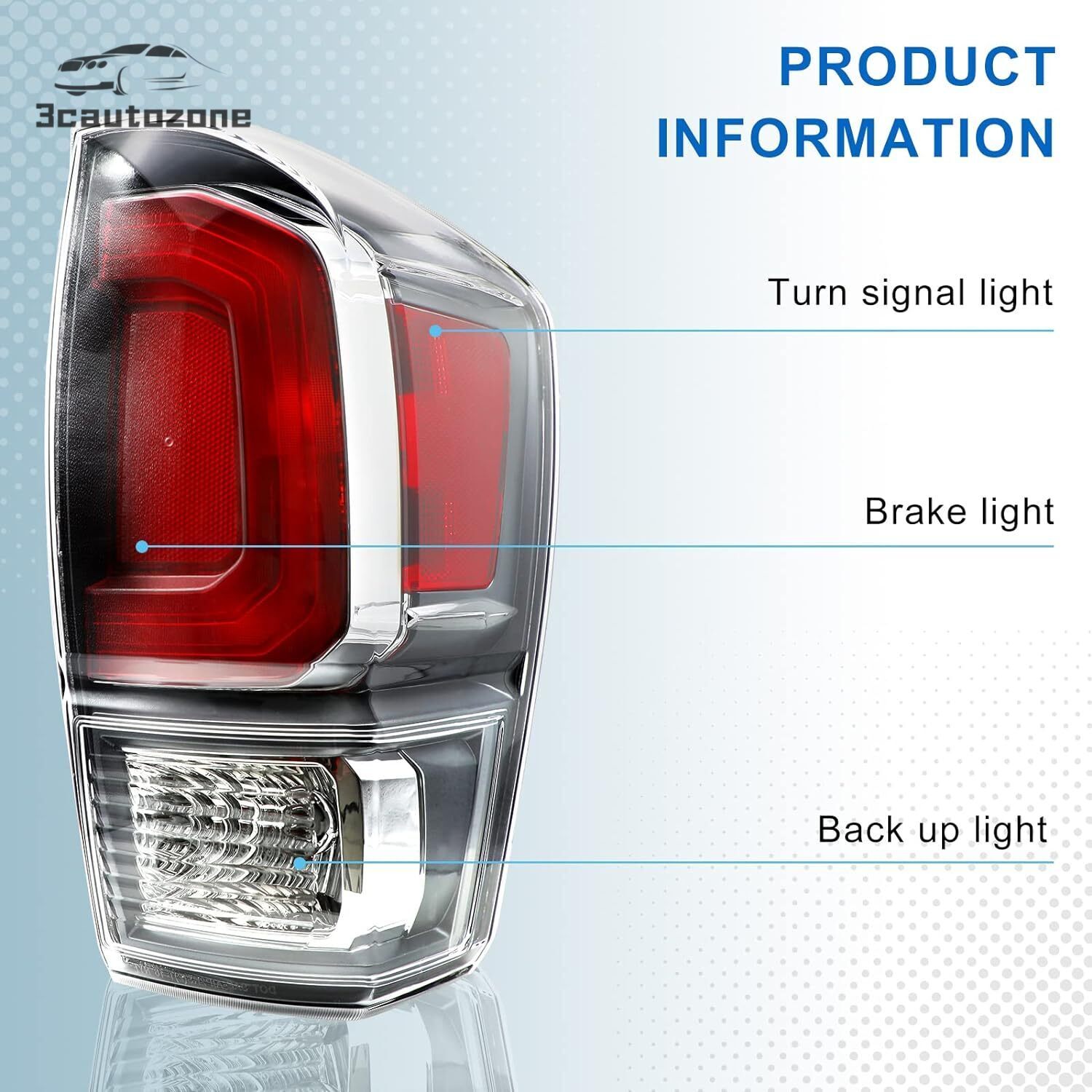 2020-2021 Toyota Tacoma Tail Light Assembly Right Passenger Side 81550-04210