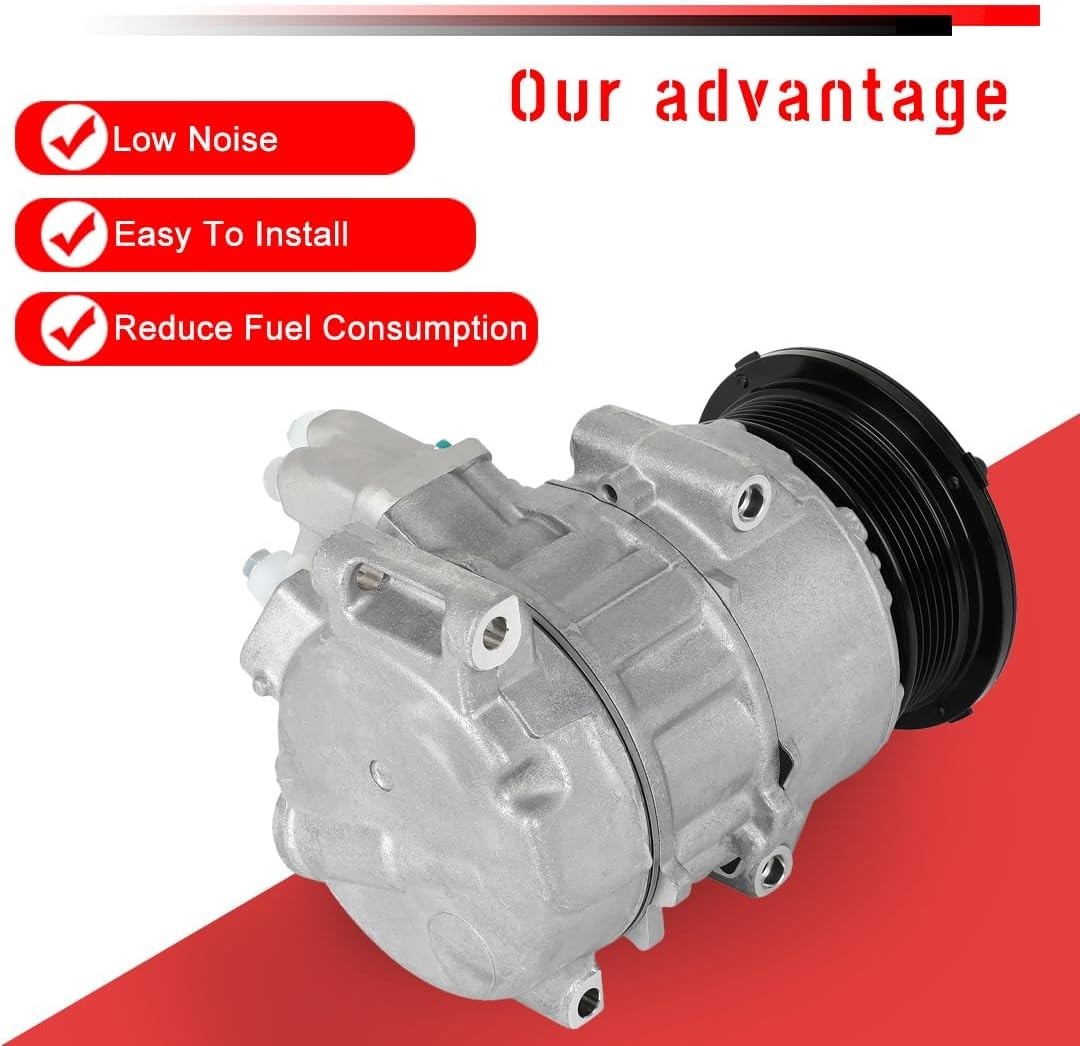 cciyu AC Compressor for Car 2009-2013 for Toyota Highlander 2.7L,Air Conditio…