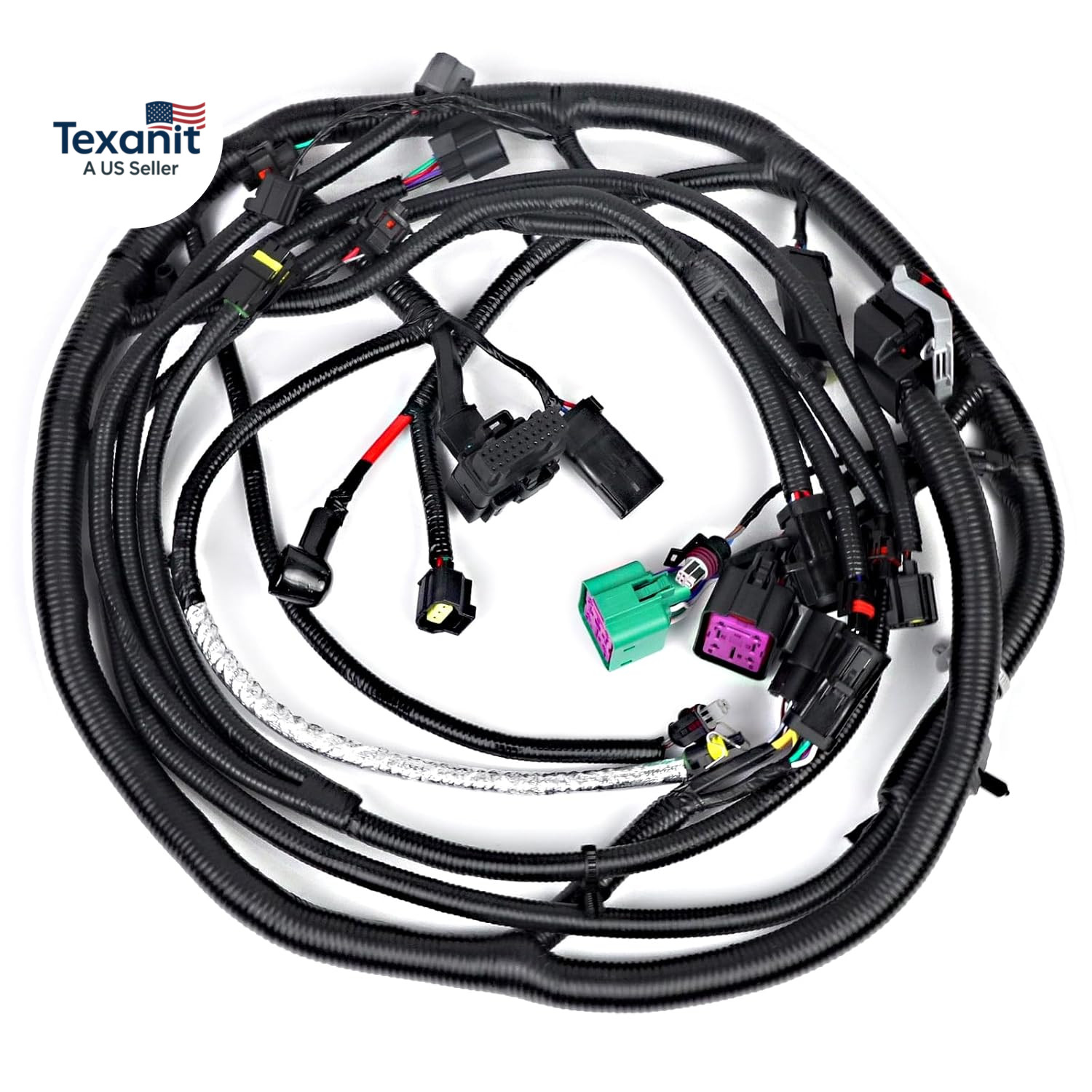 Engine Wiring Harness Assembly Compatible with Ford F250 F350 F450 F550 Super Du