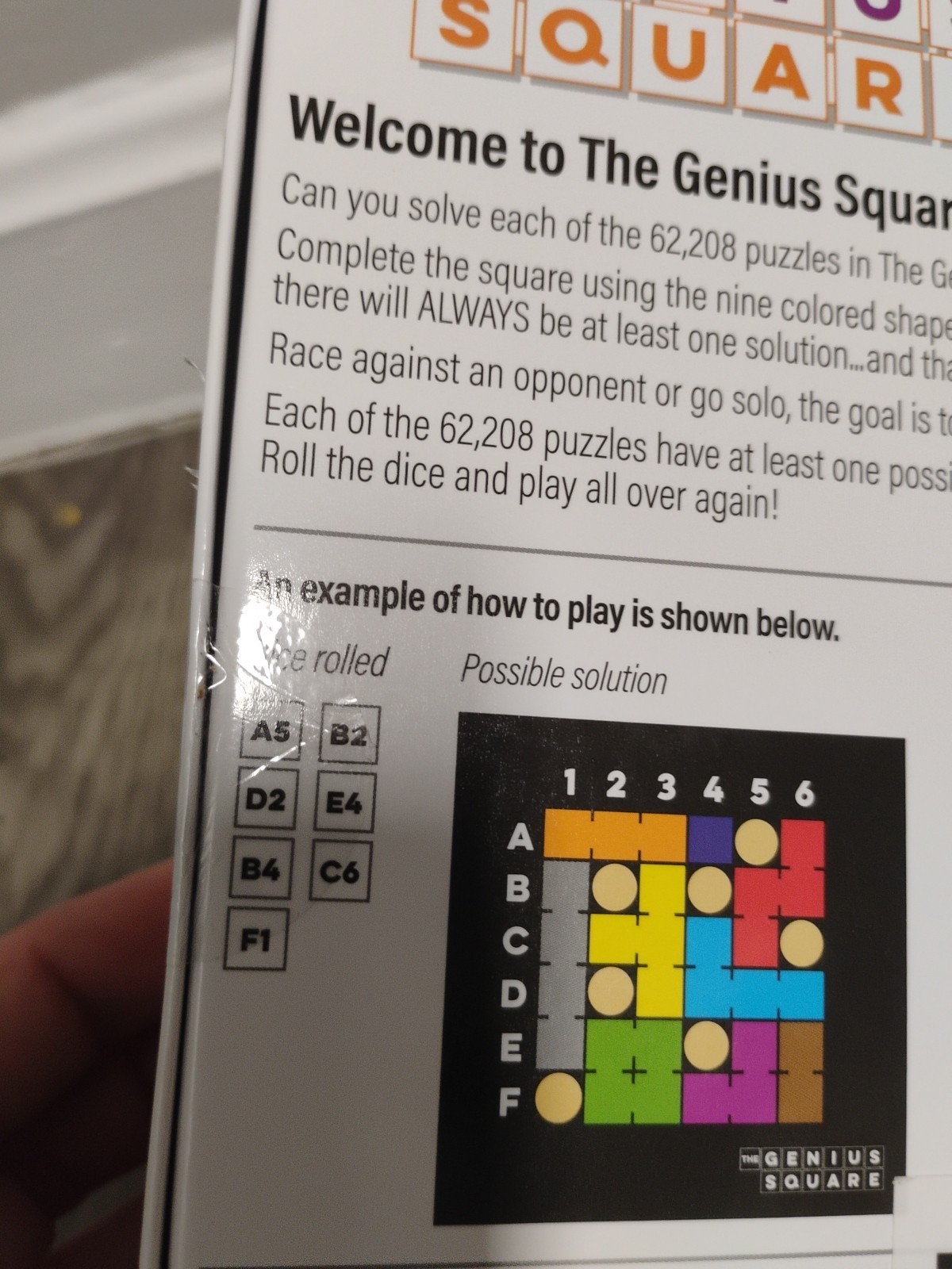 The Genius Square – STEM Puzzle Game! Game of the Year Nominee! 62208 Solutions