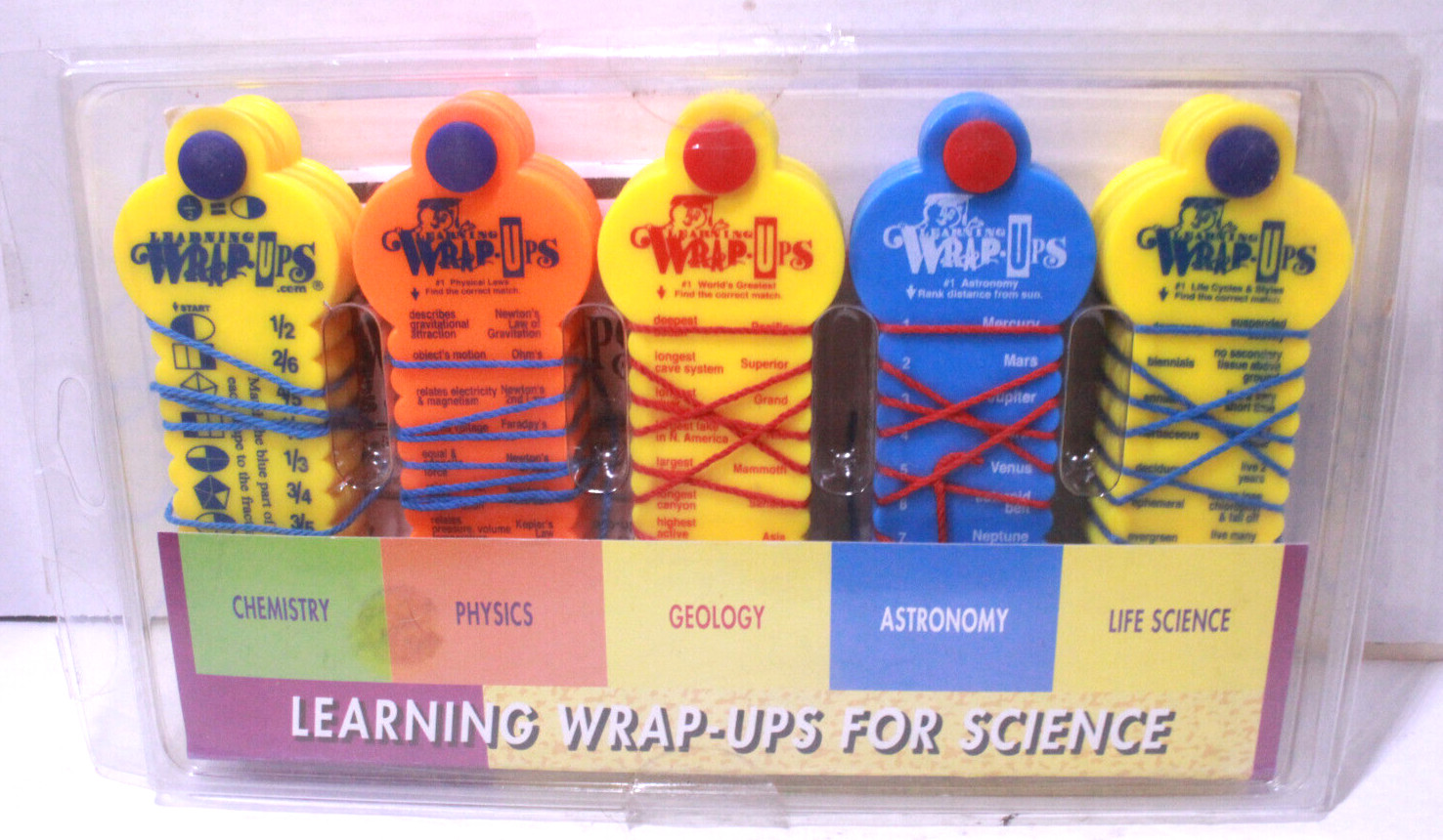 Learning Wrap-Ups for Science Set Of 5 Educational Homeschool Tool Physics Geo