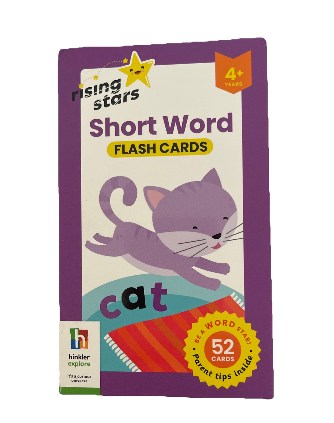 Jr. Explorers Hinkler Short Word Flash Cards Rising Stars Learn Teach English