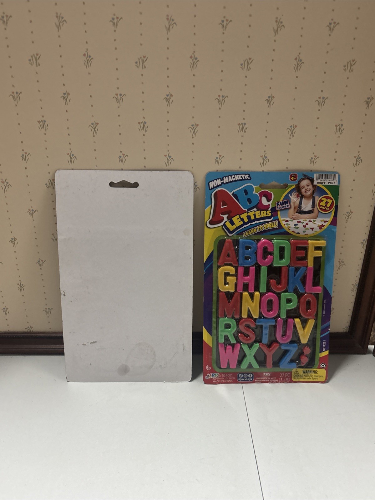 Lot Of 2 Kids Fun With A B C Letters Learning To Spell 27 pcs Each New Old Stock