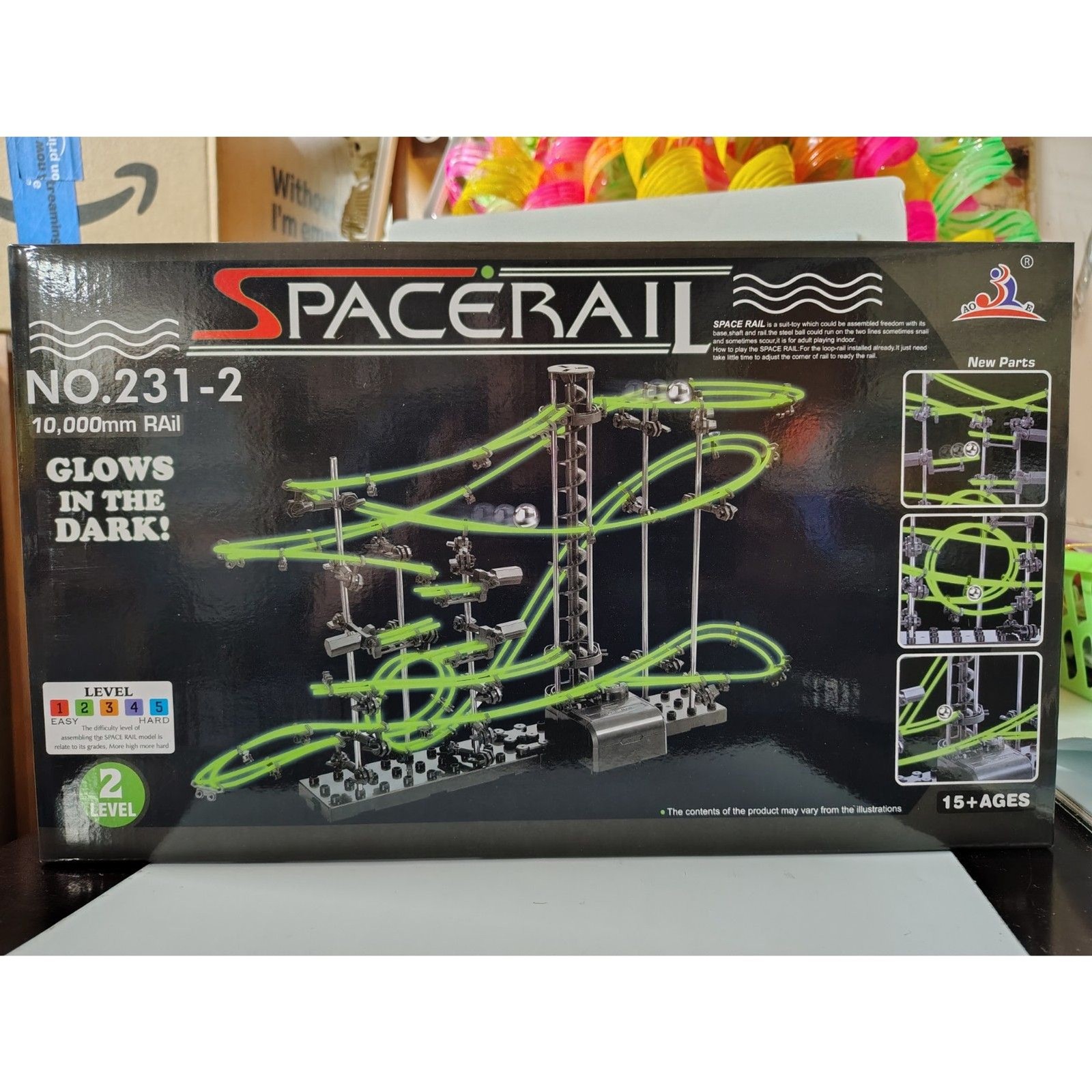 Spacerail Level 2 Marble Roller Coaster Set – 10,000mm Rail No. 231-2