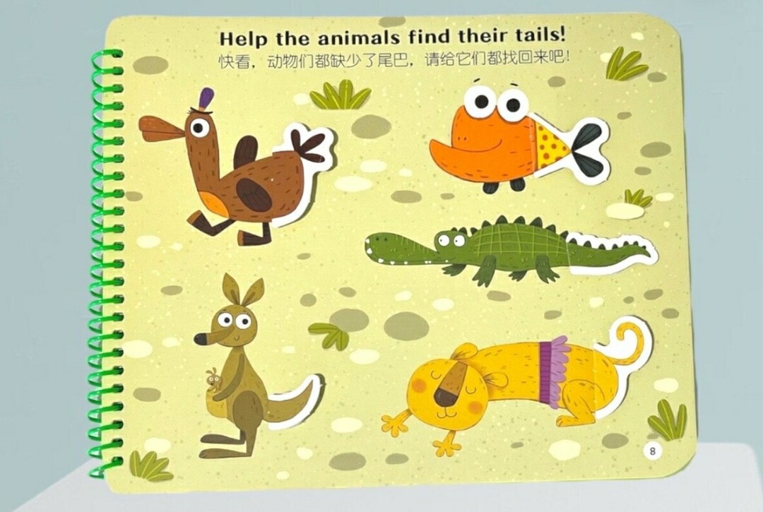 Animals And Transport Busy Books Keeprae Educational Fun Activities Develop Cord