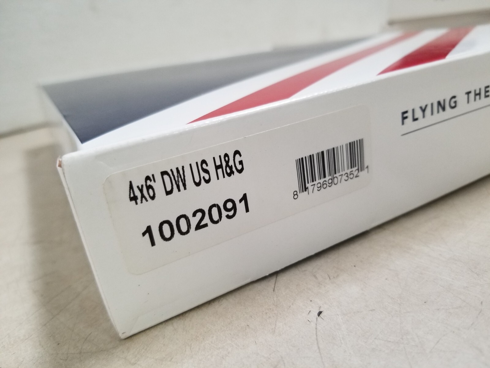 Durawavez Nylon Outdoor U.S. Flag with Heading & Grommets, 4′ x 6′