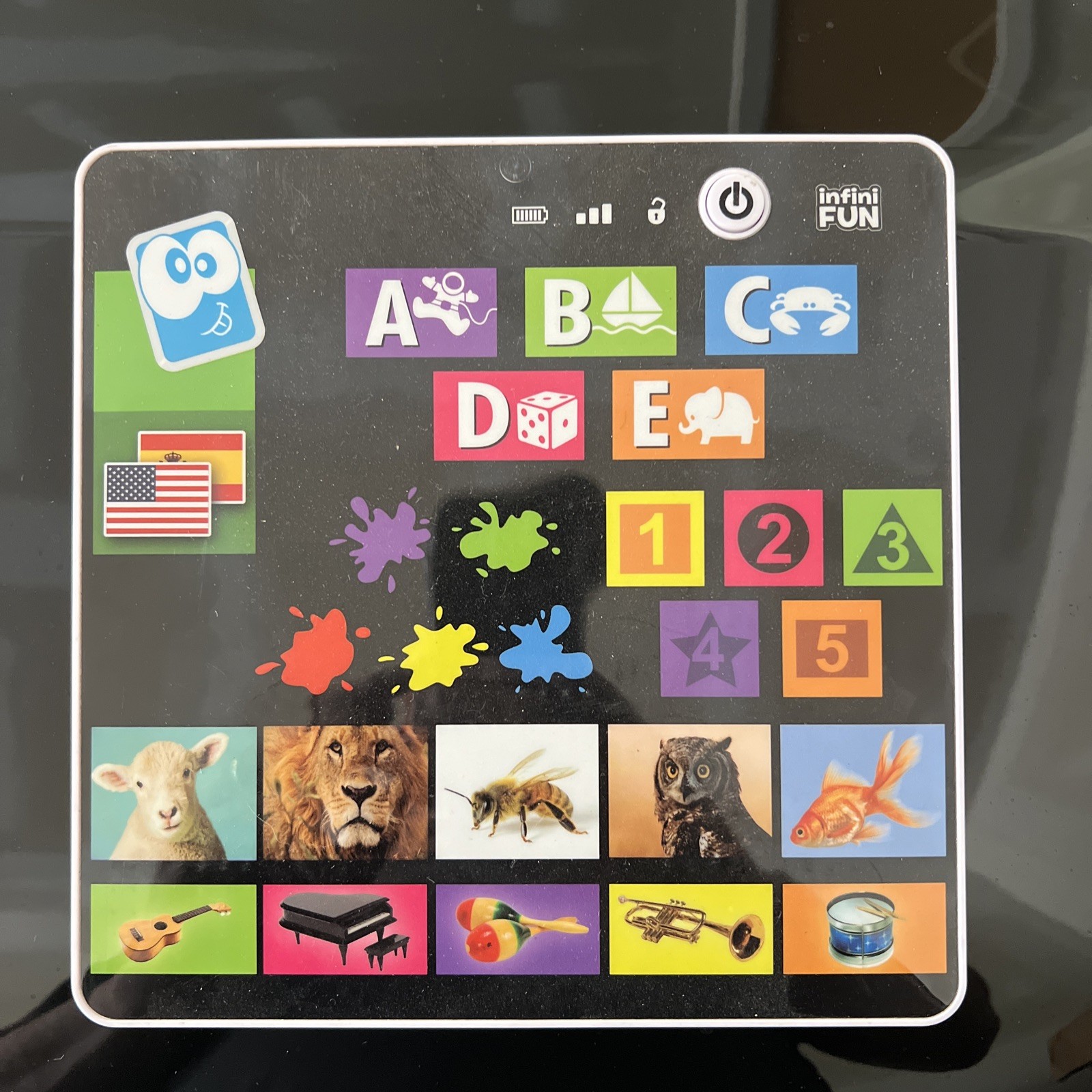 Infini Fun My First Tablet Alphabet, Numbers, Animals, Kids Delight Quiz Table